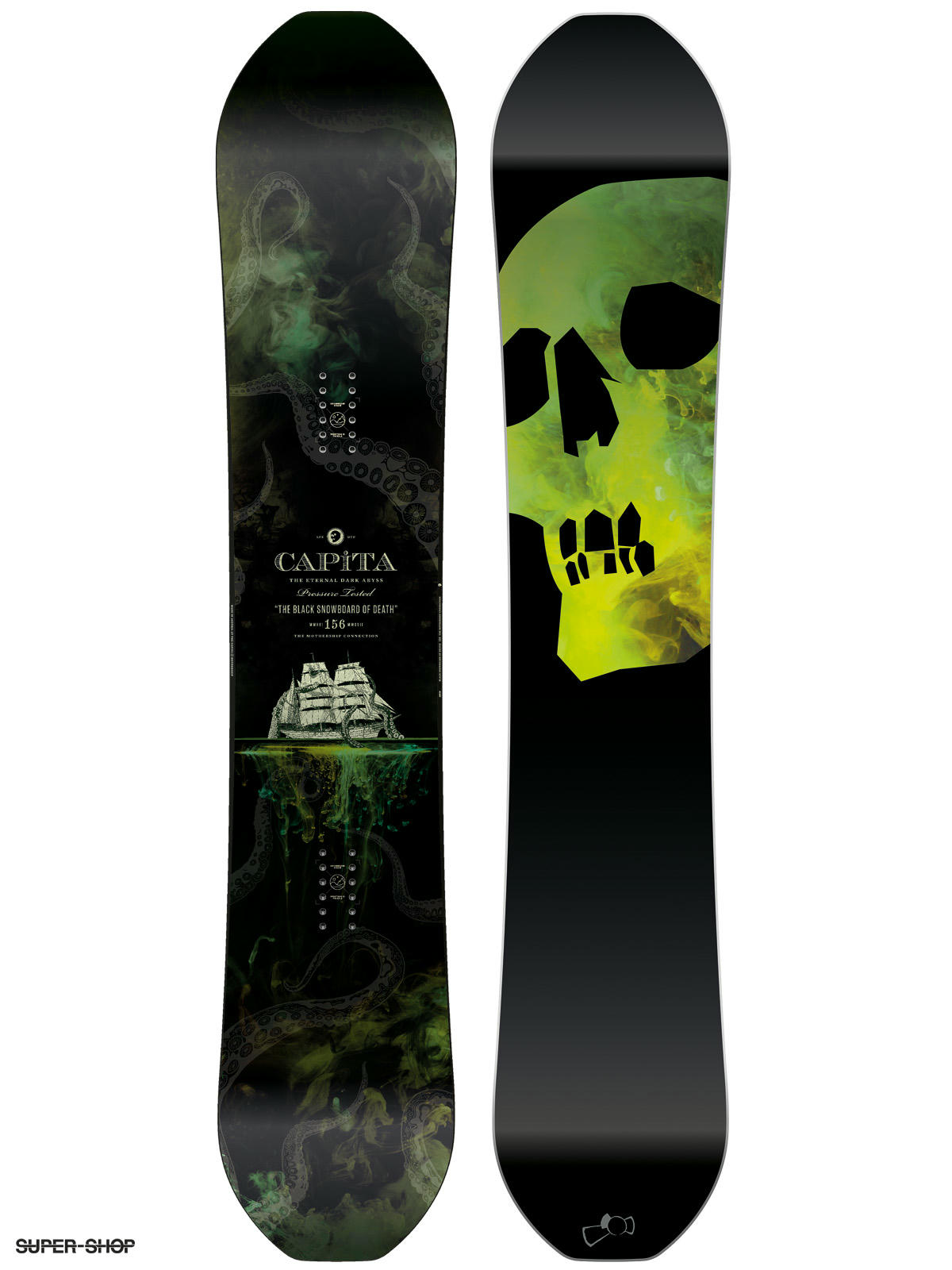 Capita Snowboard The Black Snowboard Of Death (black green/black multi)