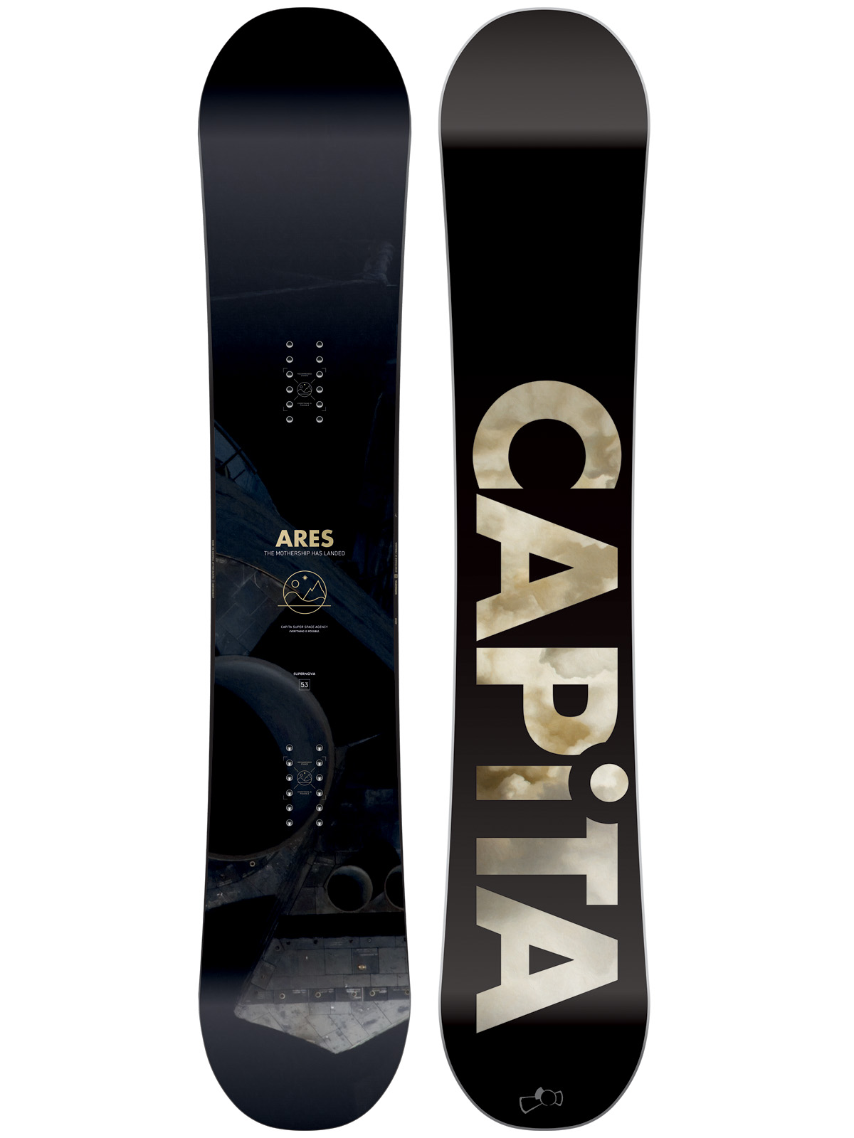 Capita Snowboard Supernova - black (black beige/black multi)