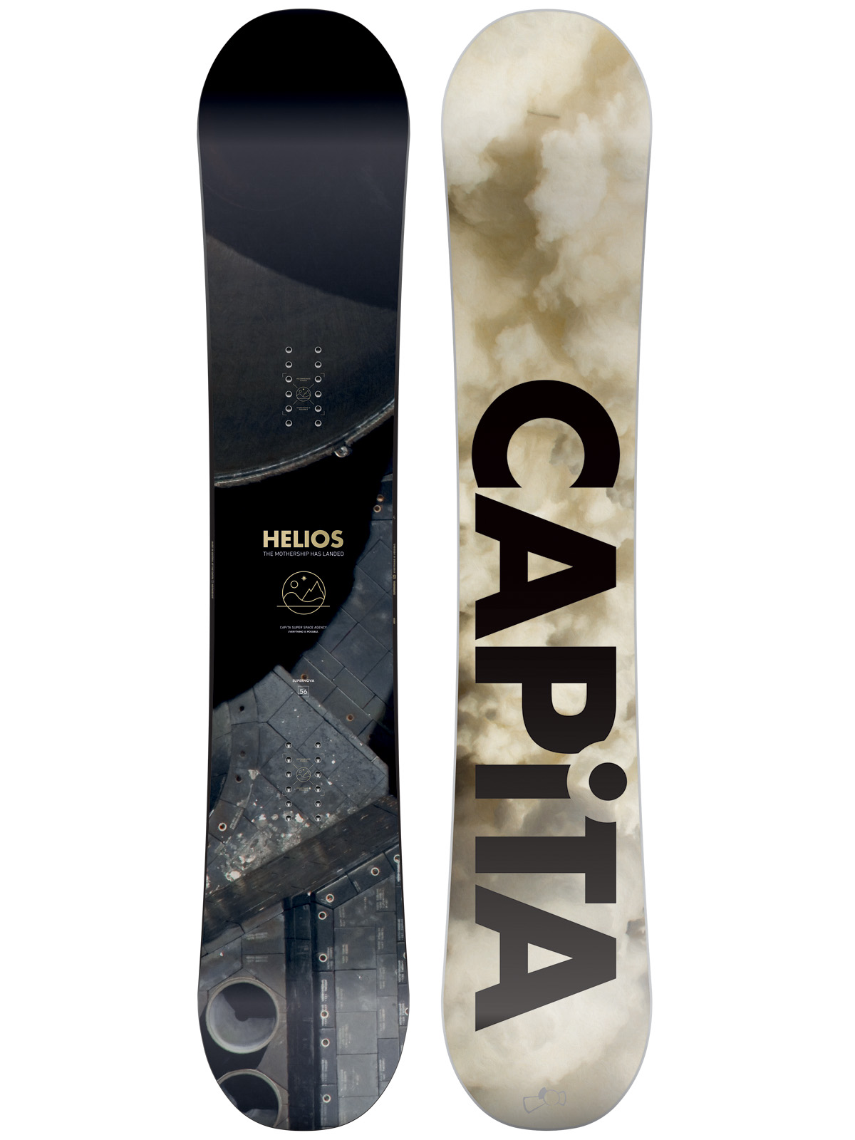 Mens Capita Snowboard Supernova (beige black/black multi)