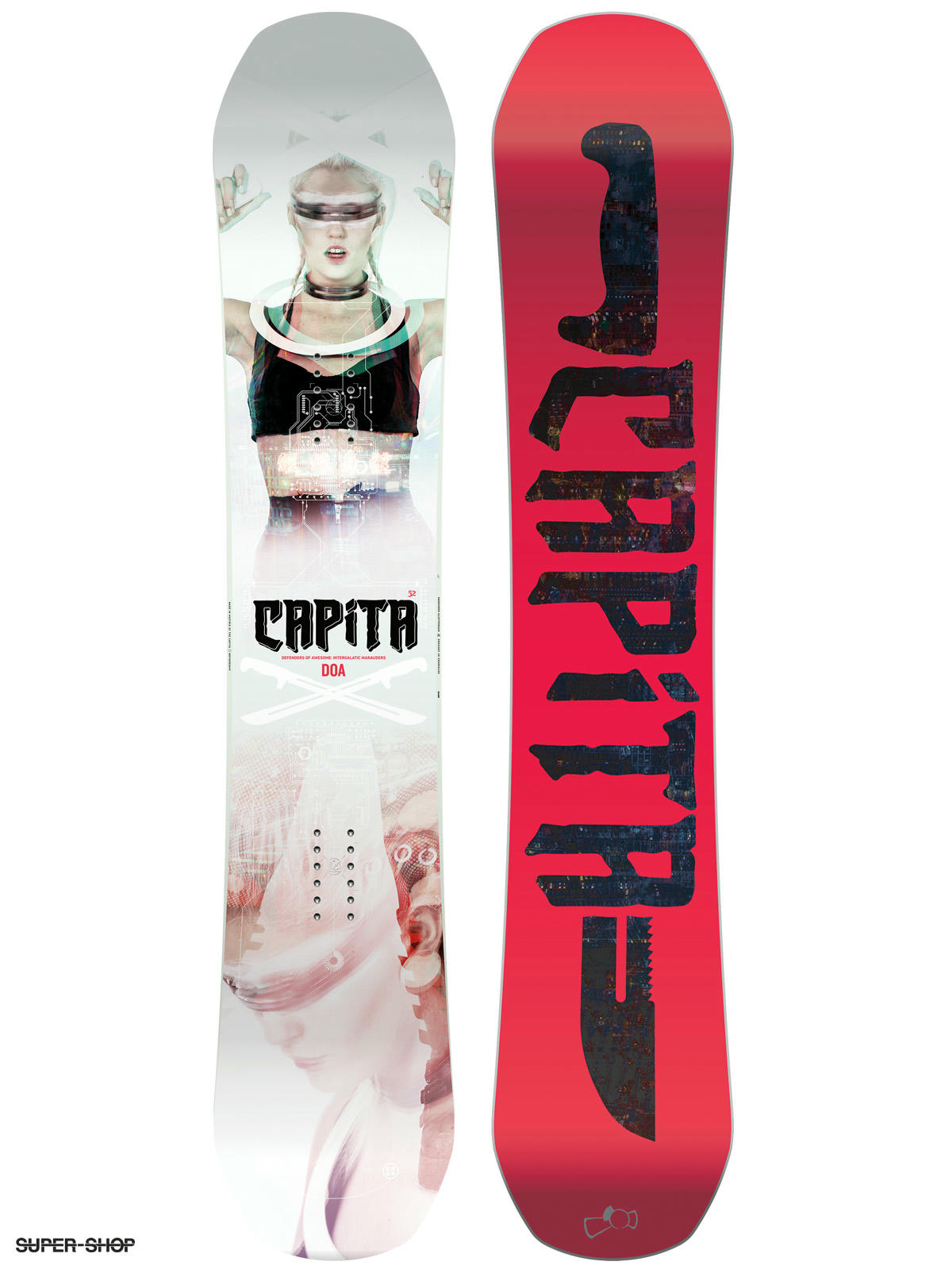 Capita Snowboard Defenders Of Awesome 152 (red multi)