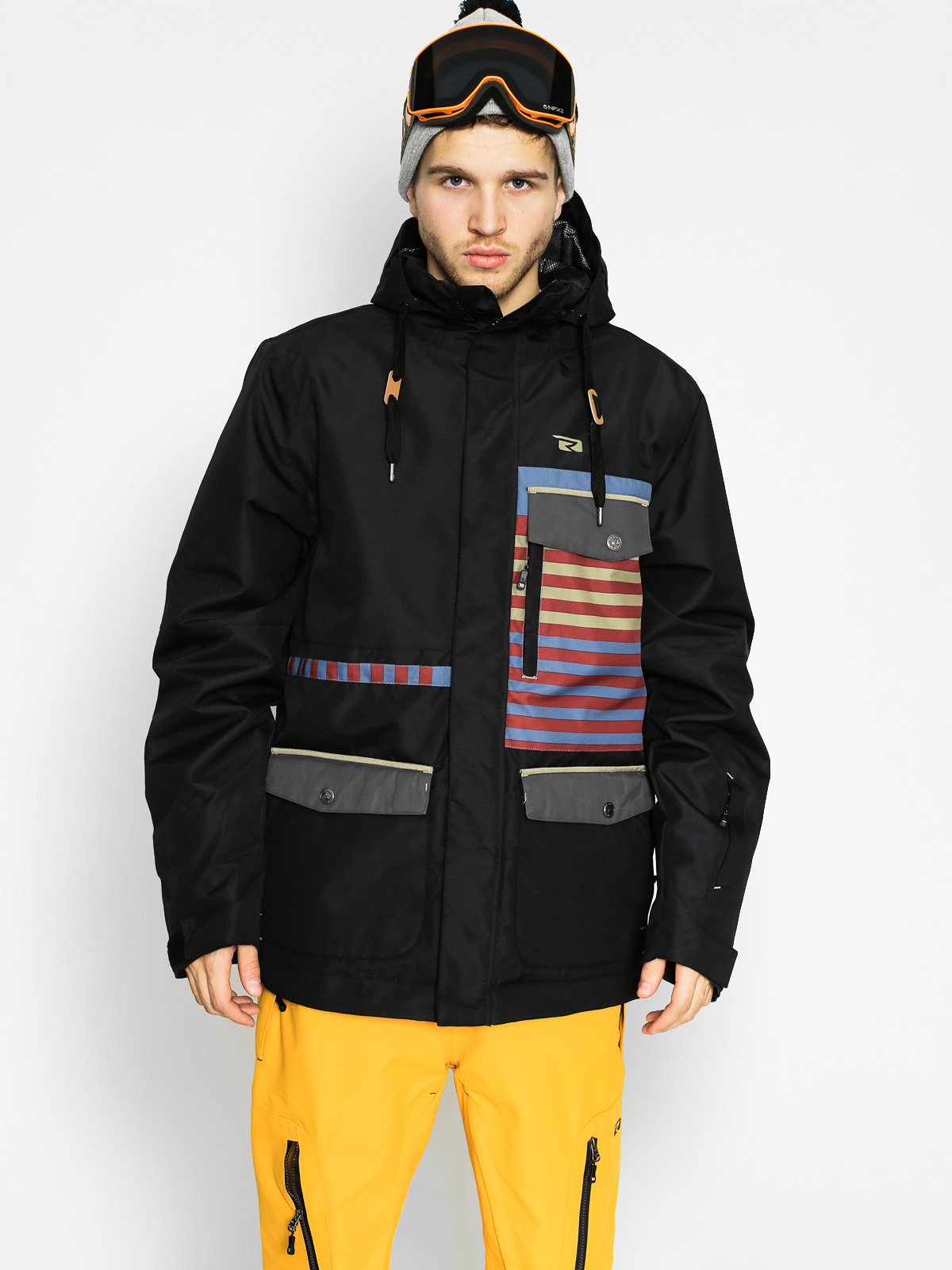 Mens Rehall Snowboard jacket Edge (black)