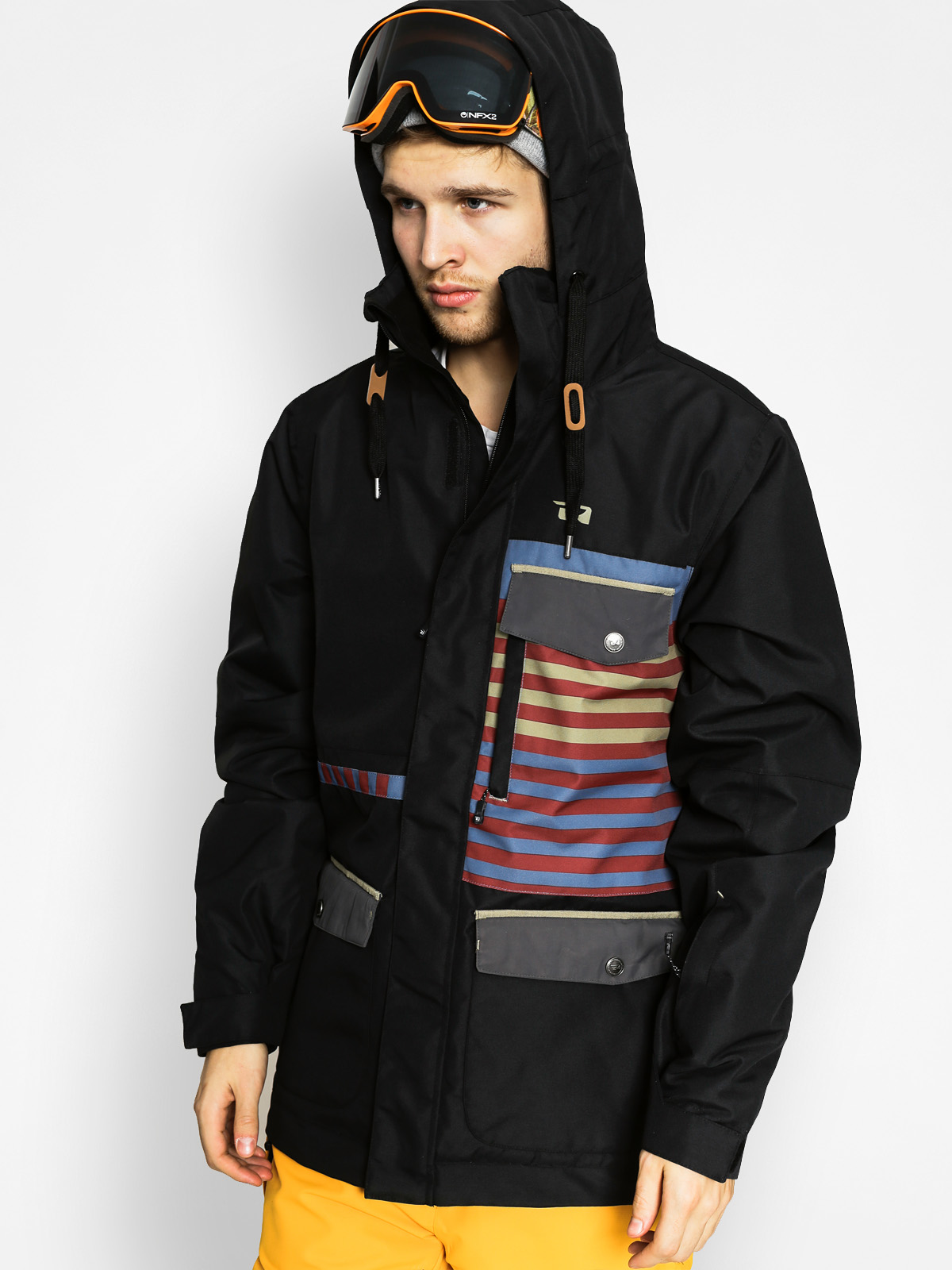 Mens Rehall Snowboard jacket Edge (black)