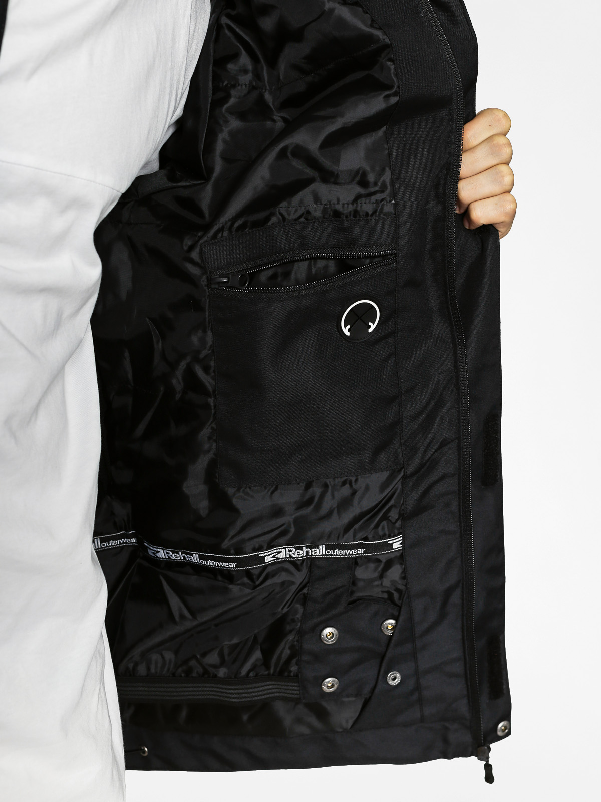 Mens Rehall Snowboard jacket Edge (black)