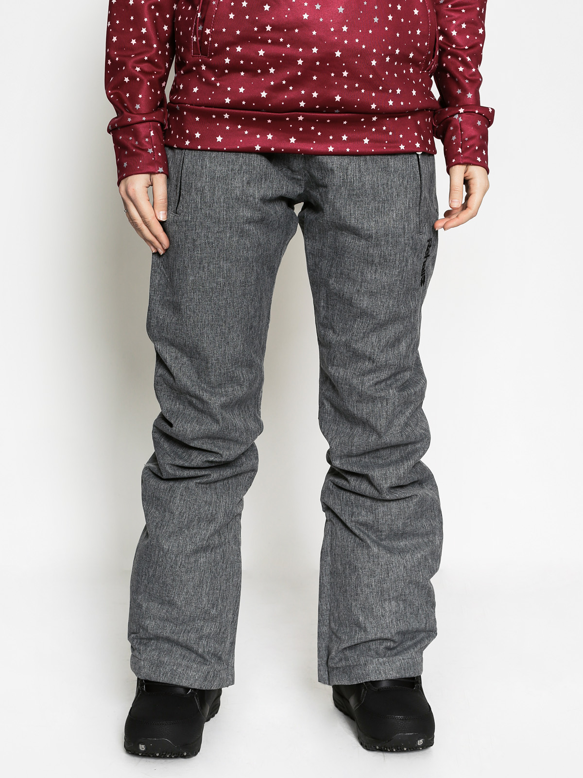 Womens Rehall Snowboard pants Fee (grey melange)
