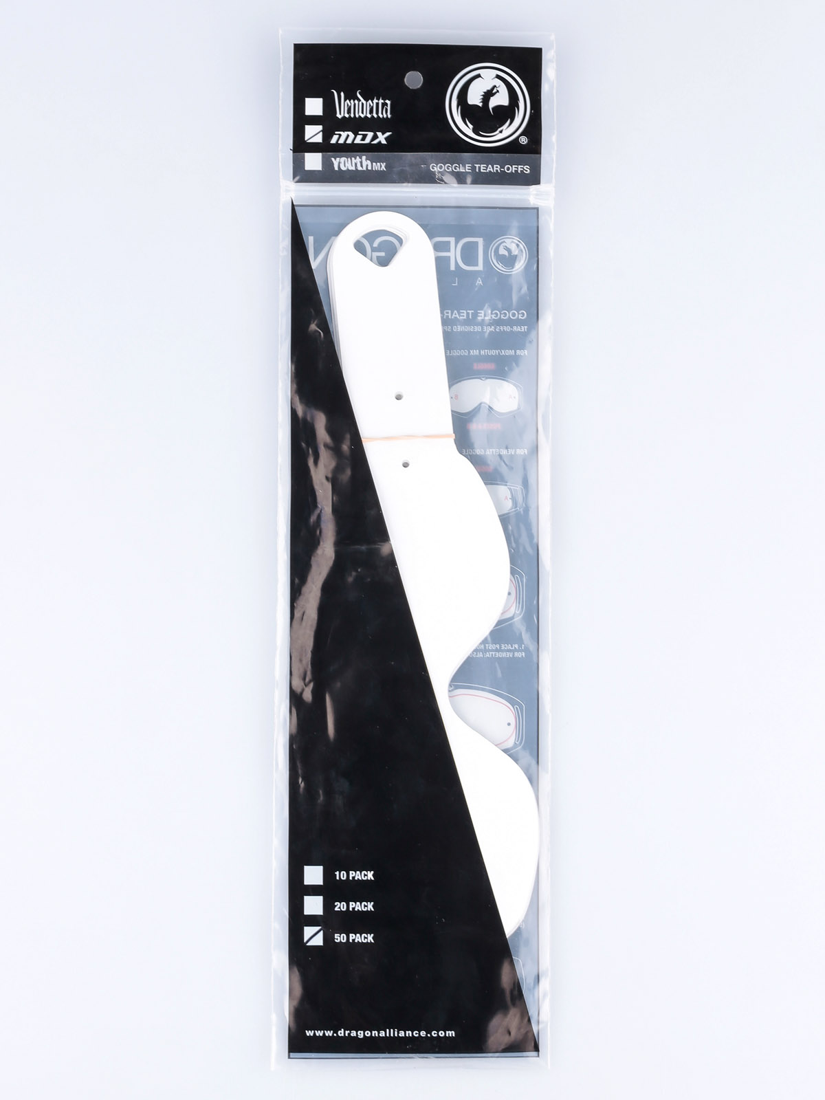 Dragon Spare lens MDX (tear off 50 pack)