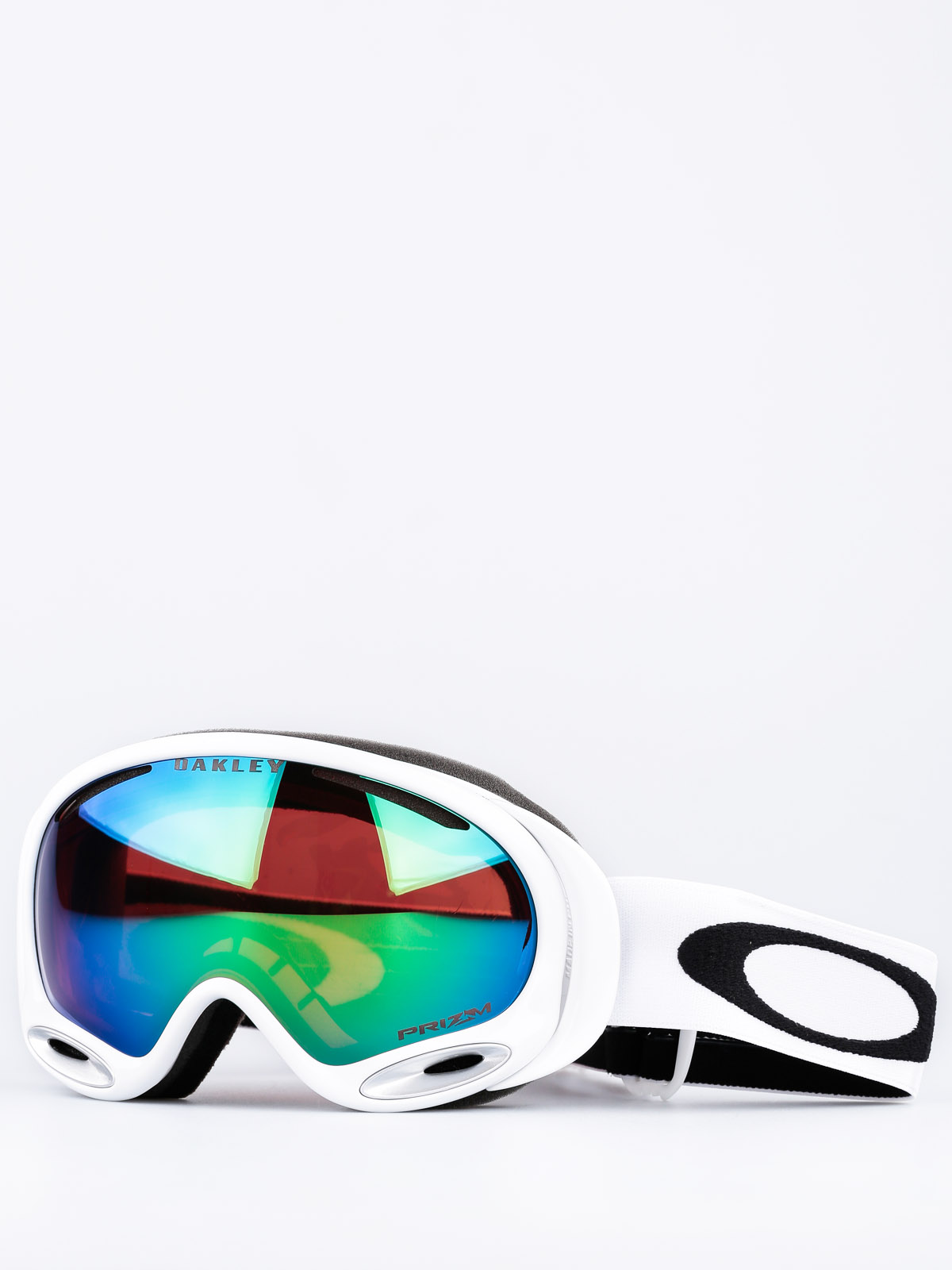 Oakley Goggles Aframe 2.0 Polished (white w/prizm jade)