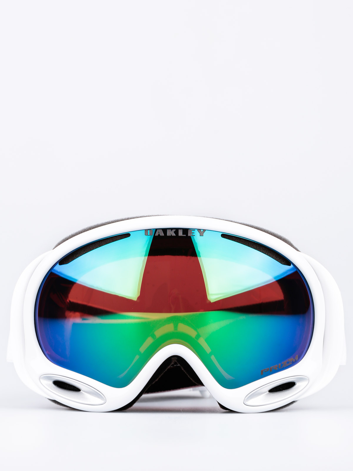 Oakley Goggles Aframe 2.0 Polished (white w/prizm jade)