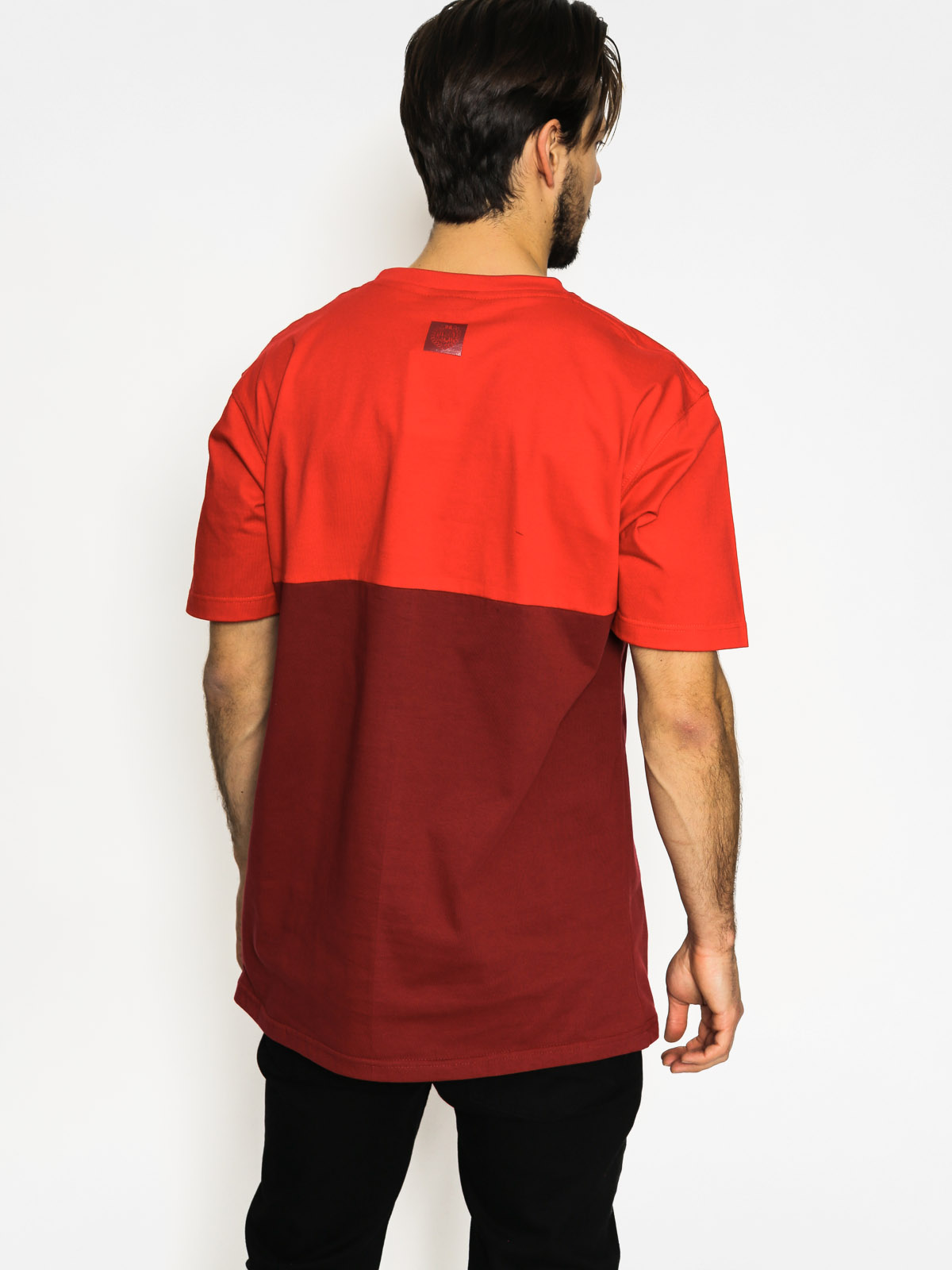 MassDnm T-shirt Base Cut (red/burgundy)