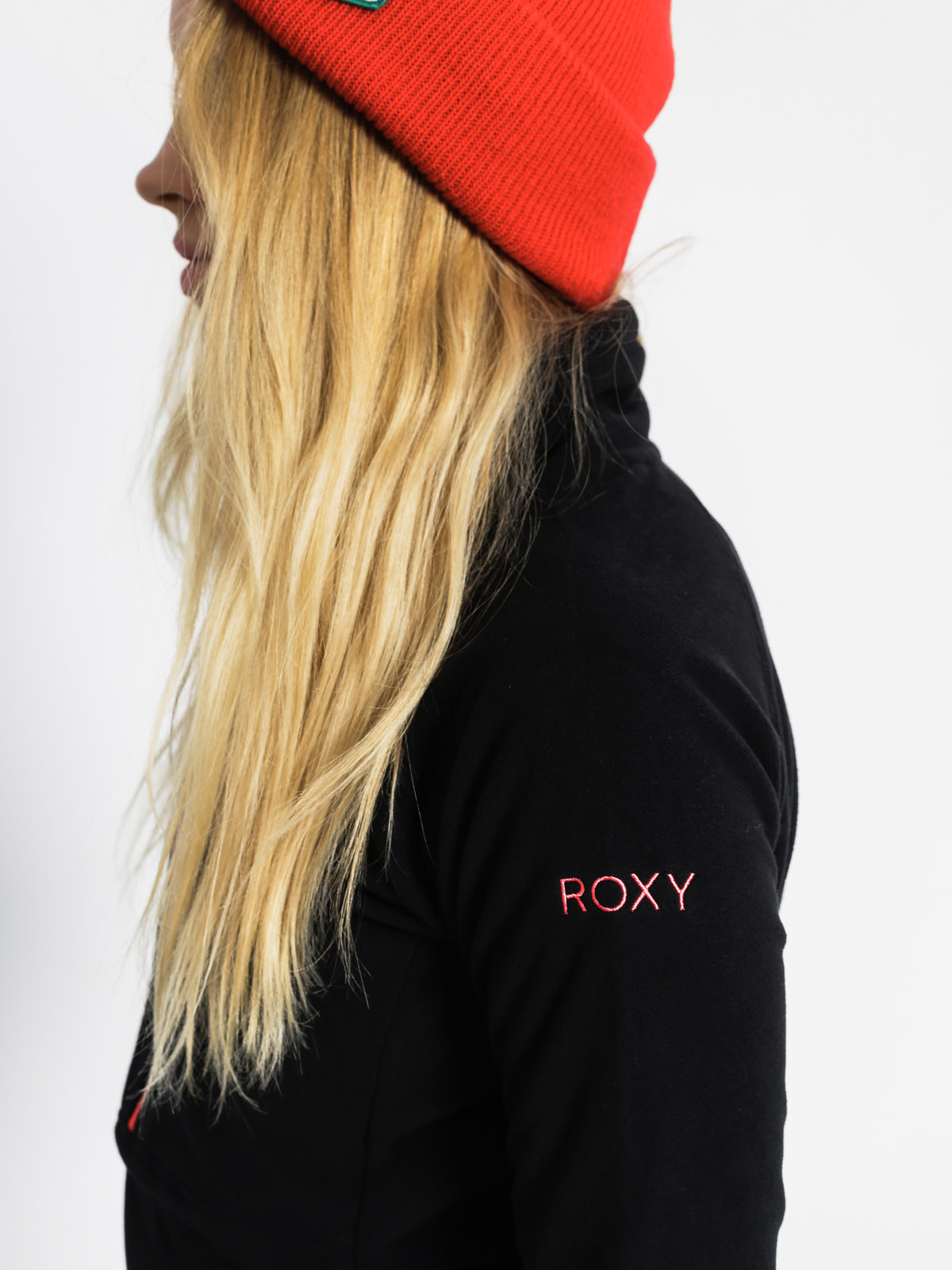 Damen Roxy Fleecejacke Cascade Zip (black)