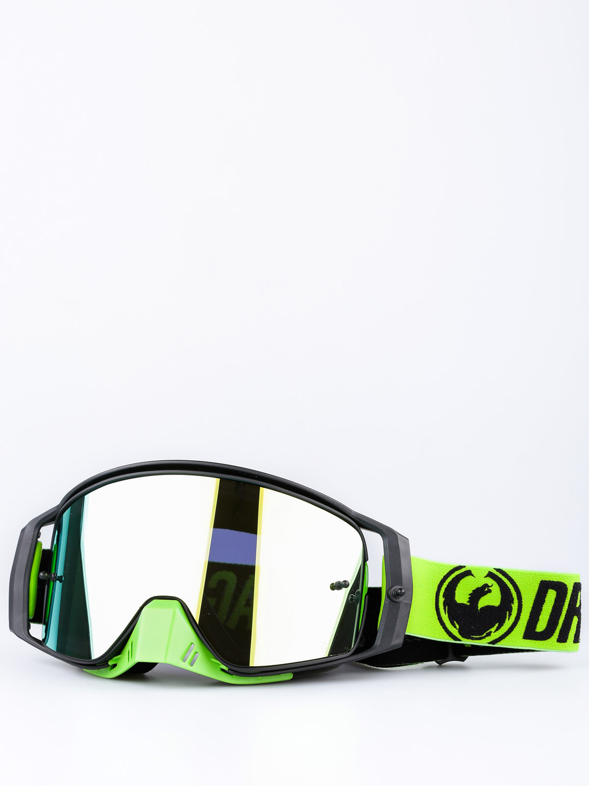 Dragon Motocross Goggle NFX2 (break green/smoke gold ionized)