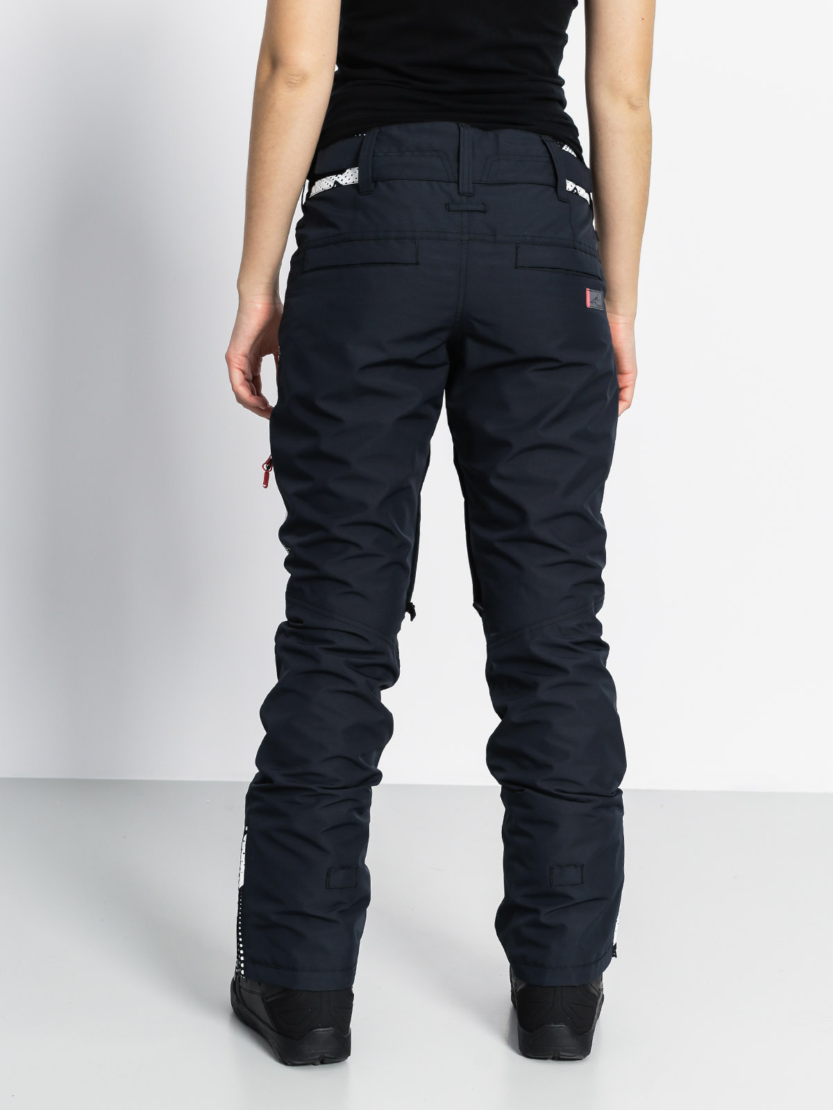 black dot snow pants