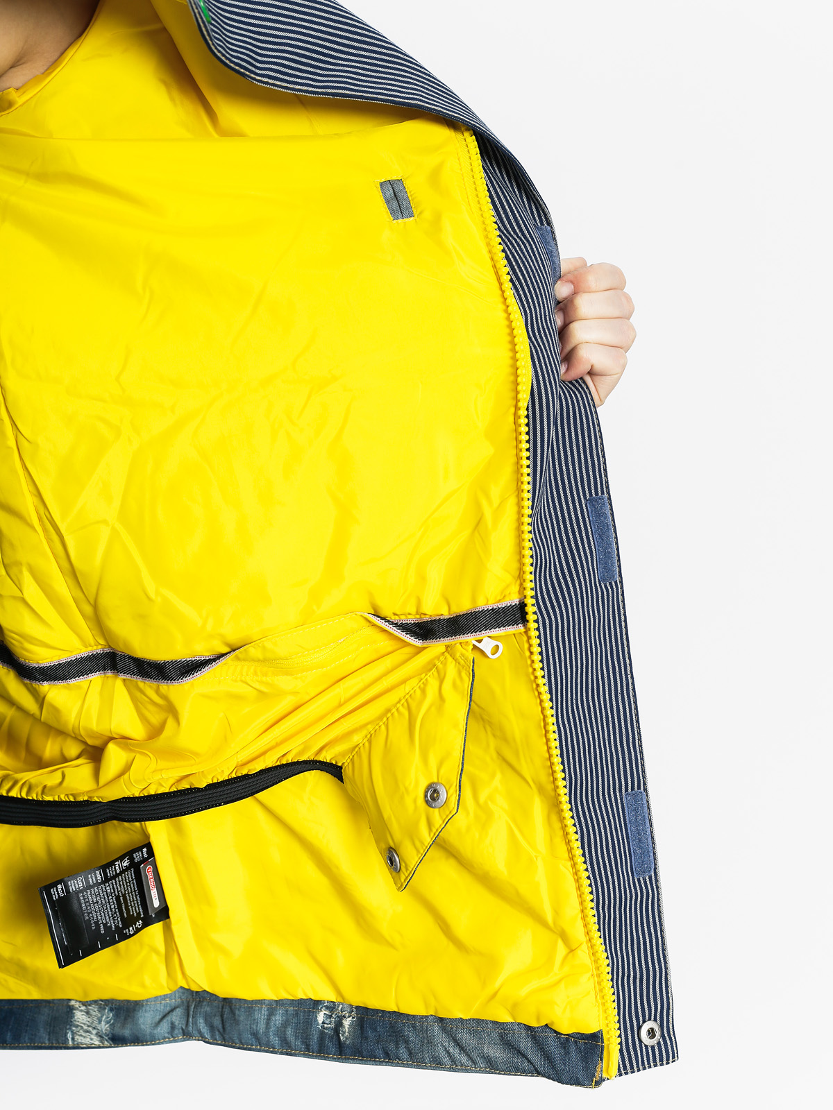 Womens Burton Snowboard jacket Lamb Riff Parka (denim print)