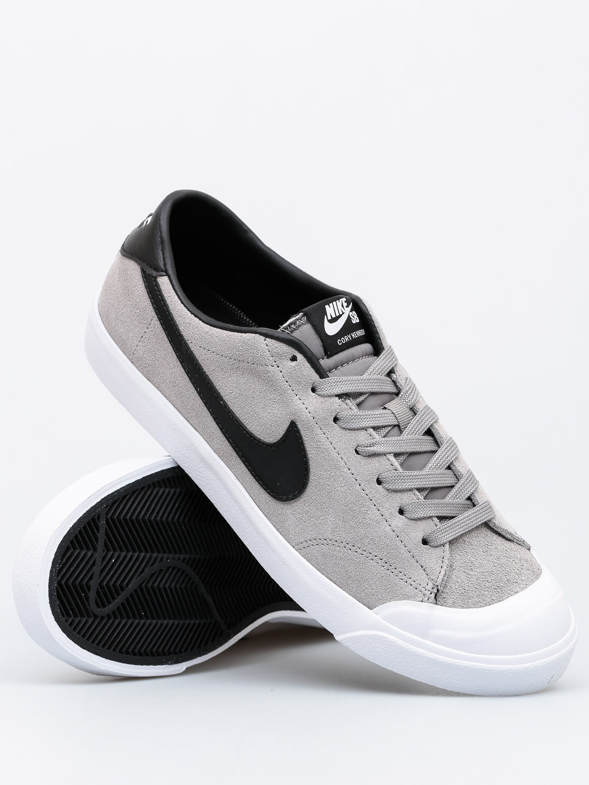 Nike SB Shoes Zoom All Court Ck grey (dust/black white)