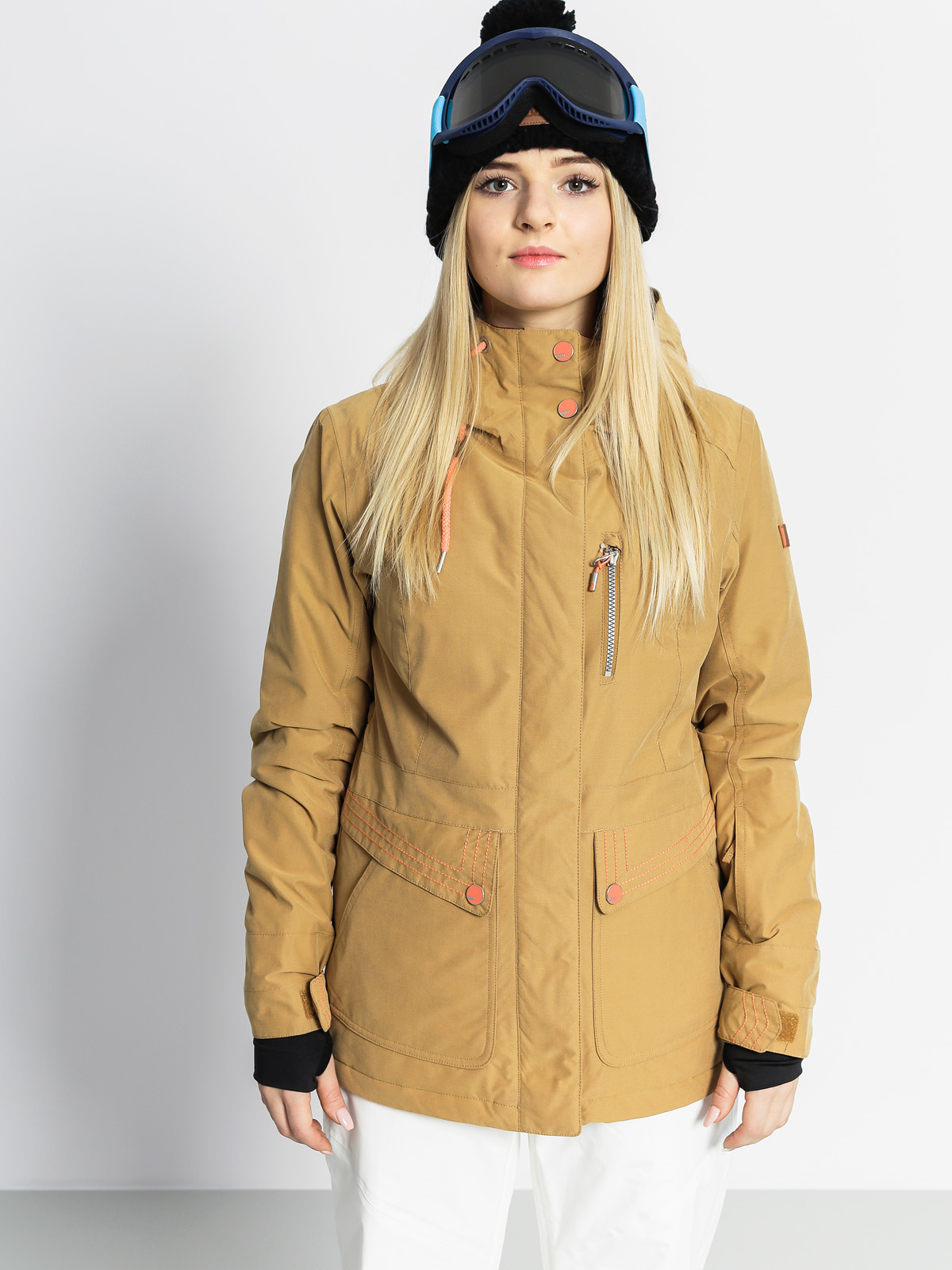 Womens Roxy Snowboard jacket Tb Andie (bone brown)