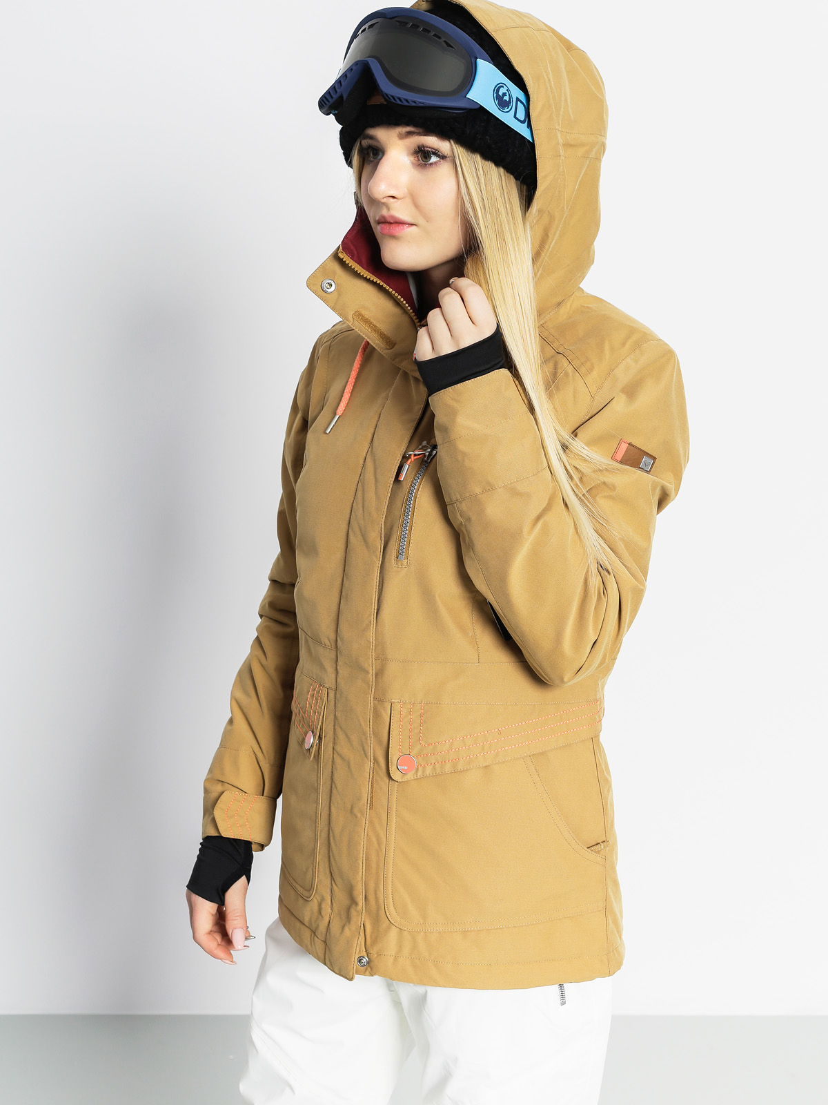 Womens Roxy Snowboard jacket Tb Andie (bone brown)