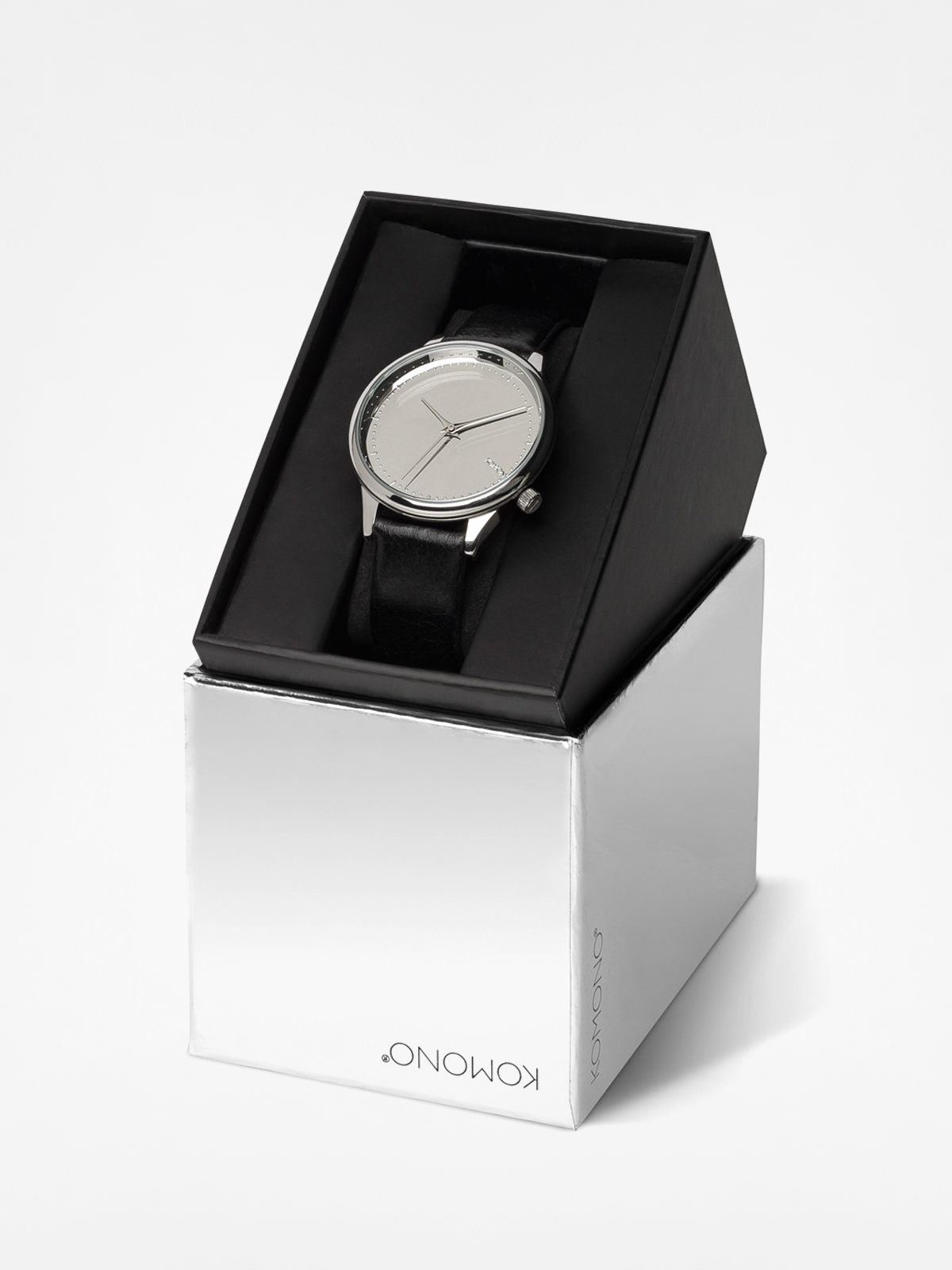 Komono Watch Estelle Mirror Wmn (silver/black)