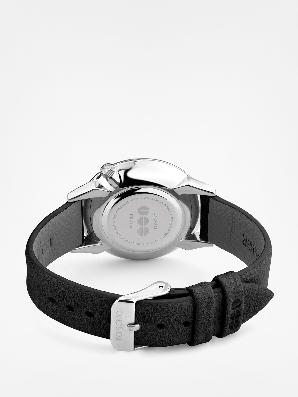 Komono Watch Estelle Mirror Wmn (silver/black)