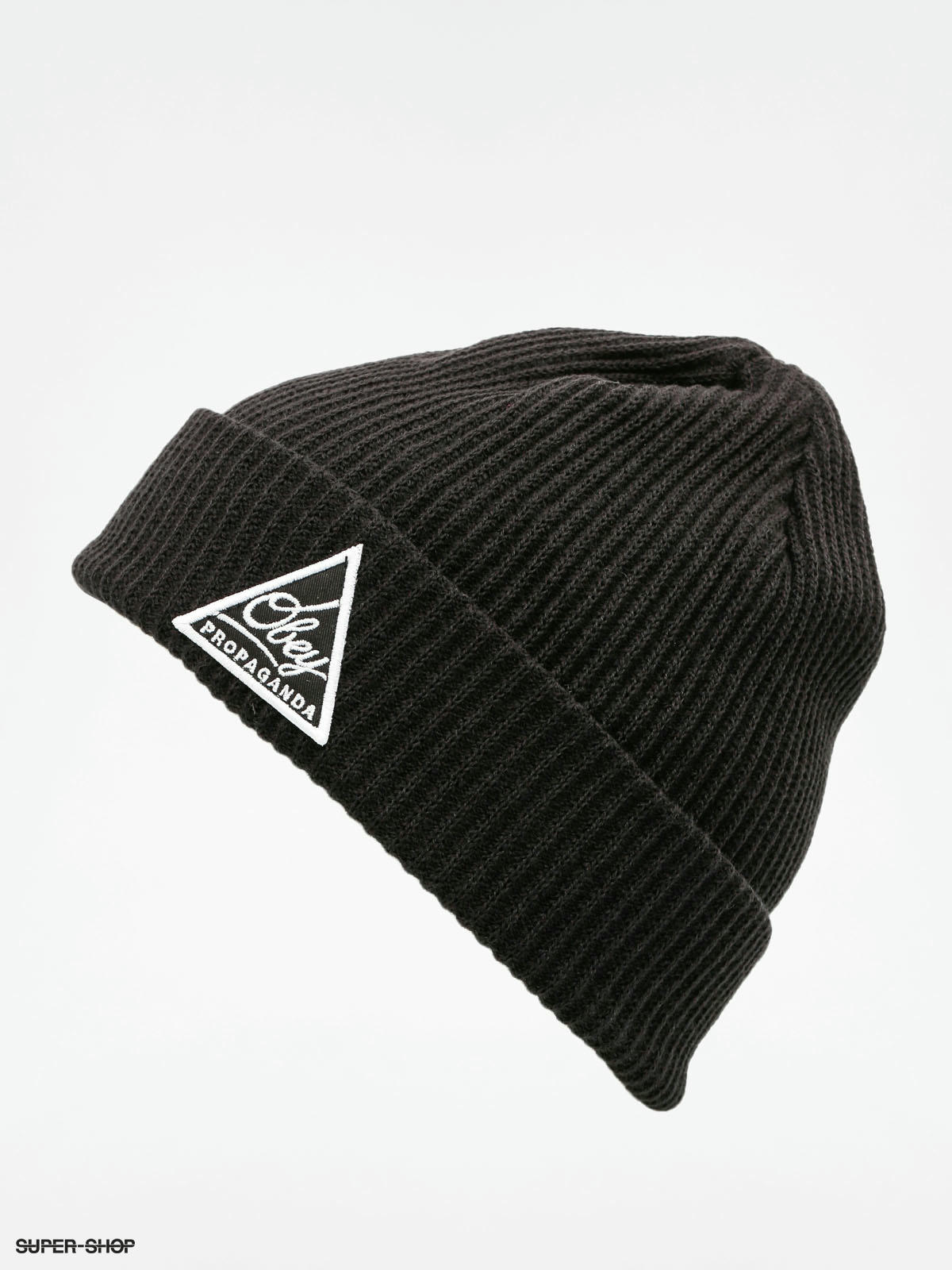 grey obey beanie