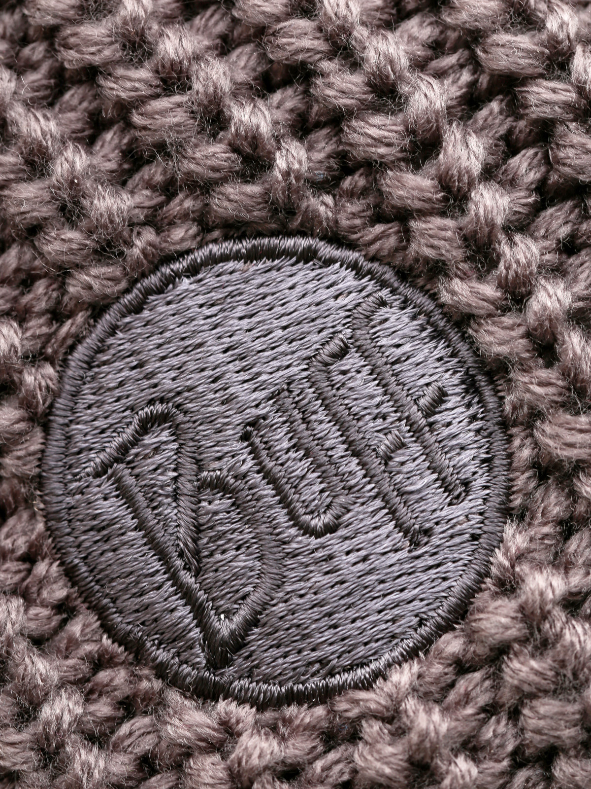 Buff Beanie Knitted & Polar (drip graphite)