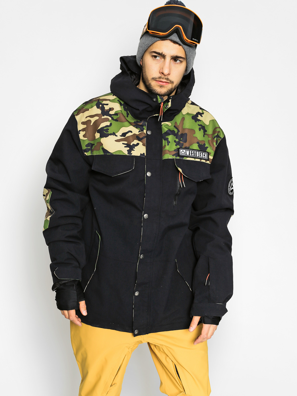 Mens Westbeach Snowboard jacket Cook (black)