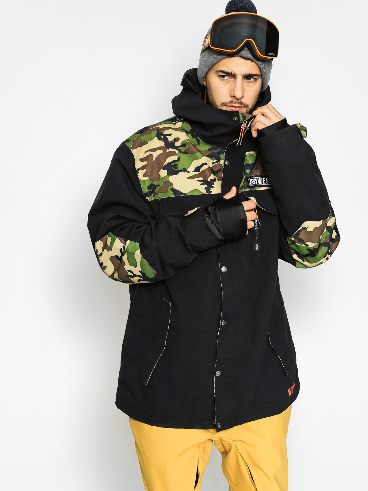 Mens Westbeach Snowboard jacket Cook (black)