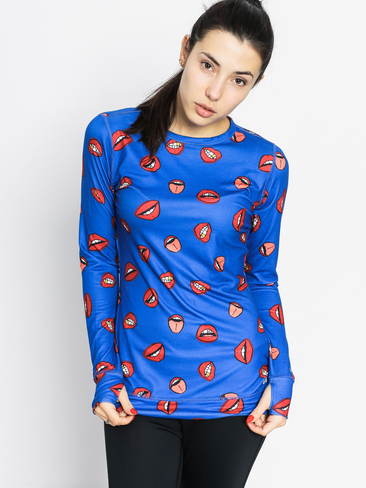 Womens Burton Active longsleeve Midweight Crew (lips)