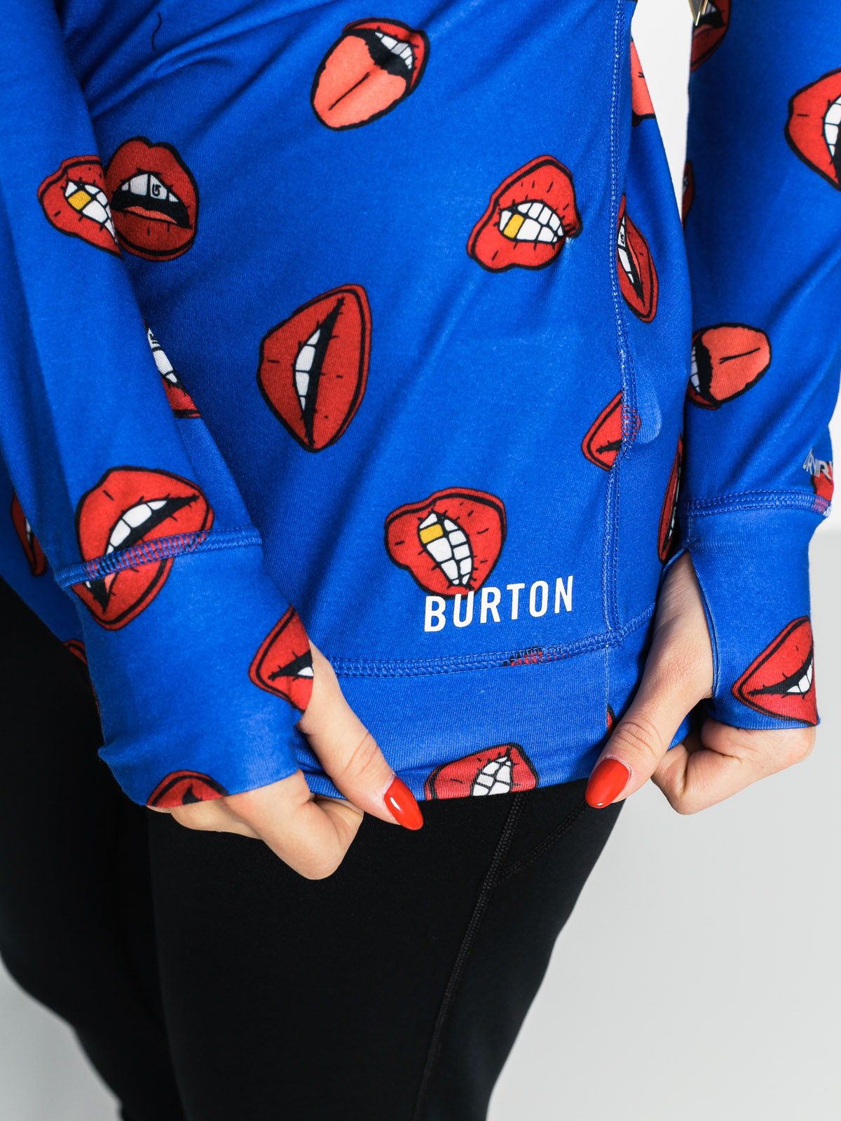 Womens Burton Active longsleeve Midweight Crew (lips)