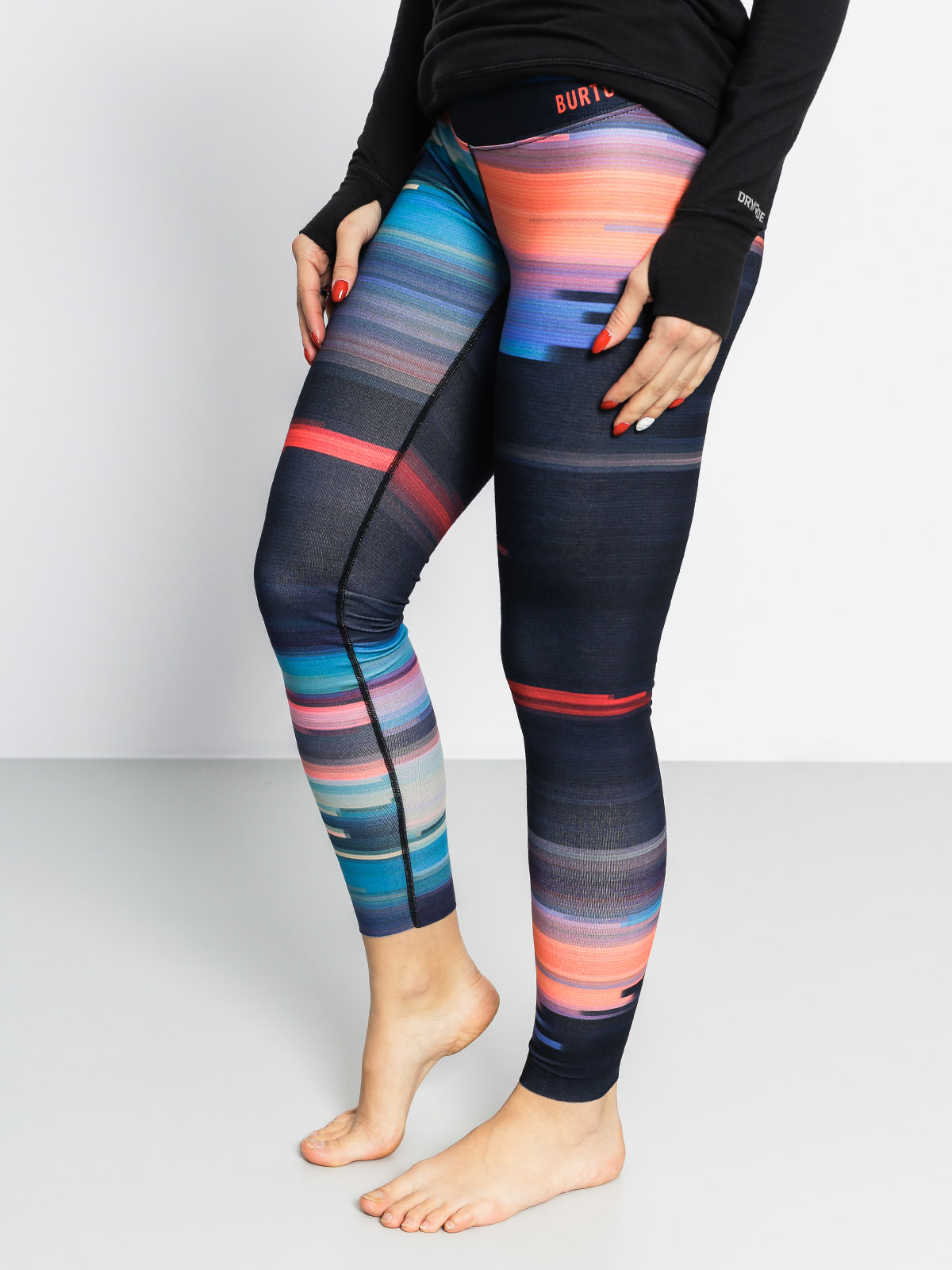 Womens Burton Active leggings Midweight Pant (coral flynn glitch)