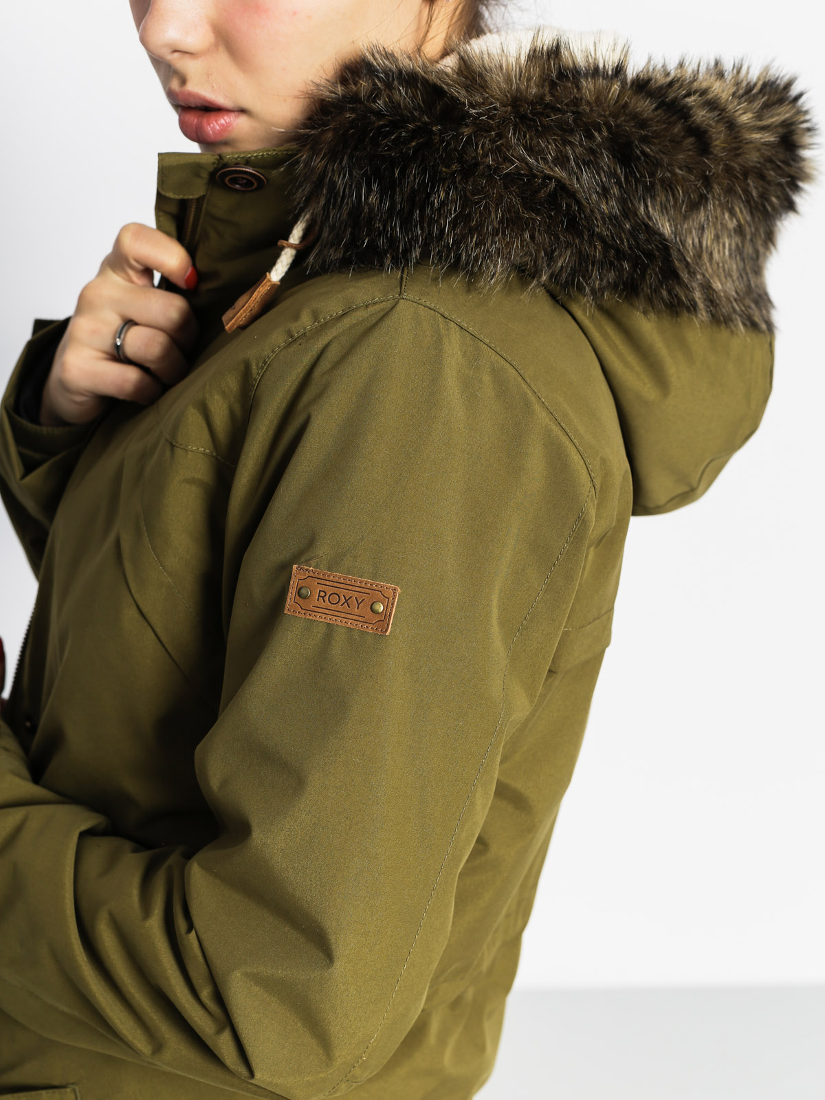 Roxy Jacket Amy 3 n 1 Wmn (army green)