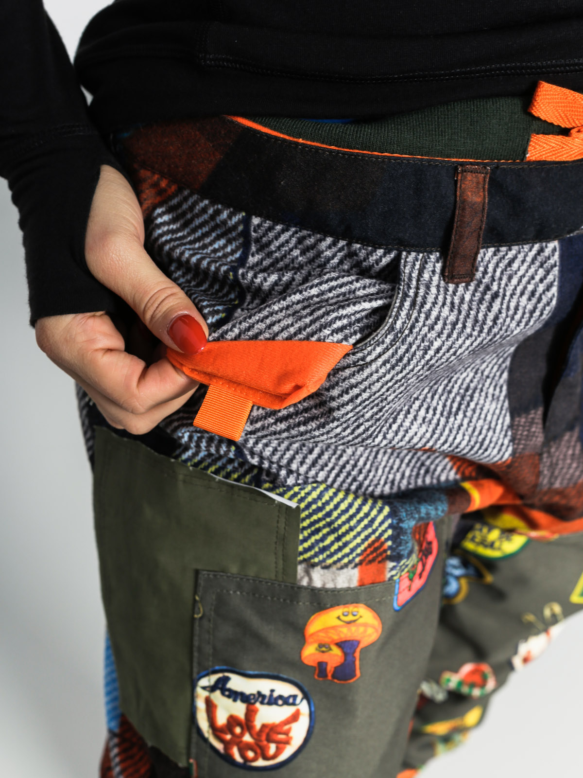 Womens Burton Snowboard pants Lamb Buju Cargo (camo plaid)