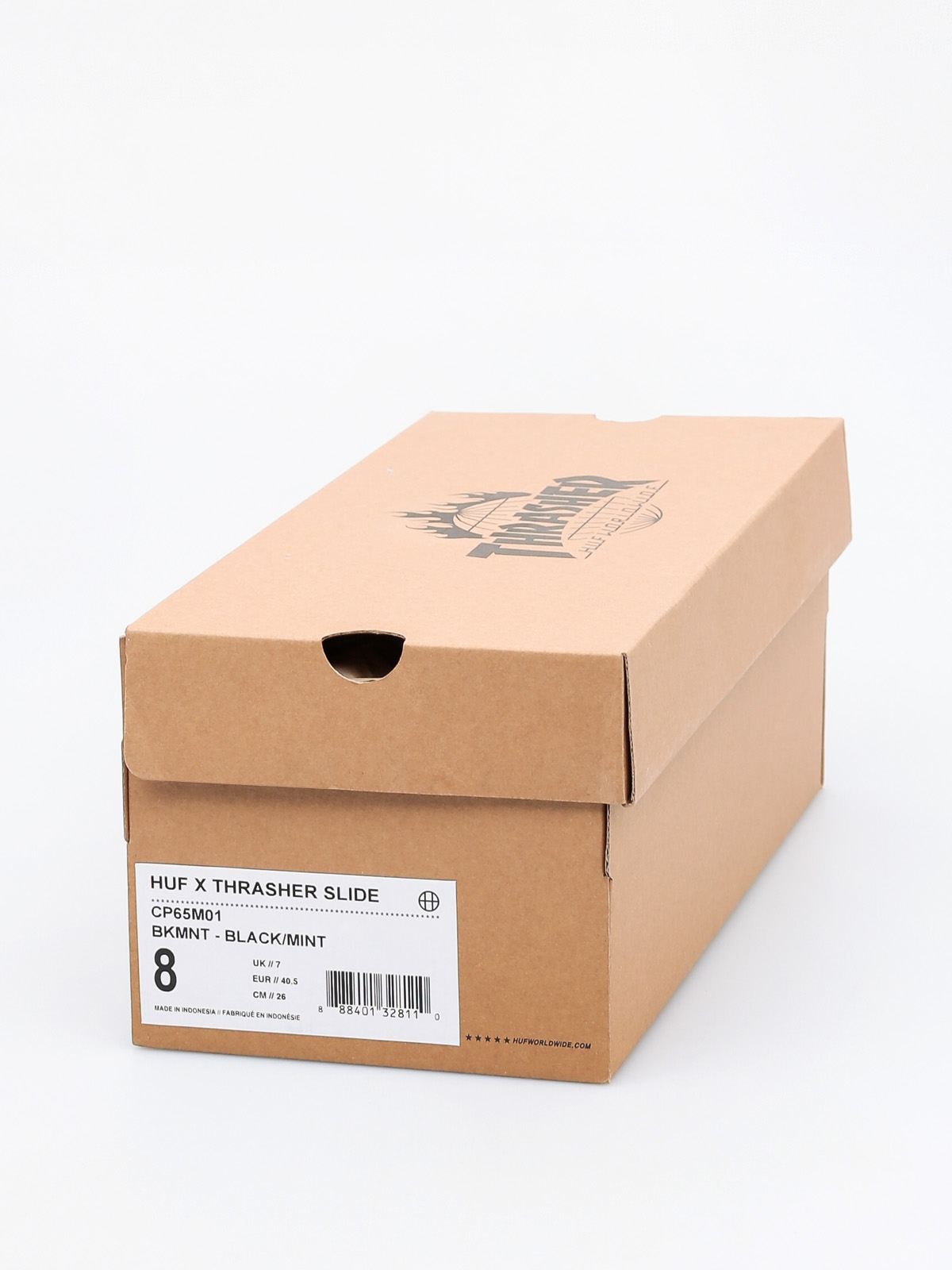 HUF Flip Flops Huf X Thrasher Slide (black/mint)