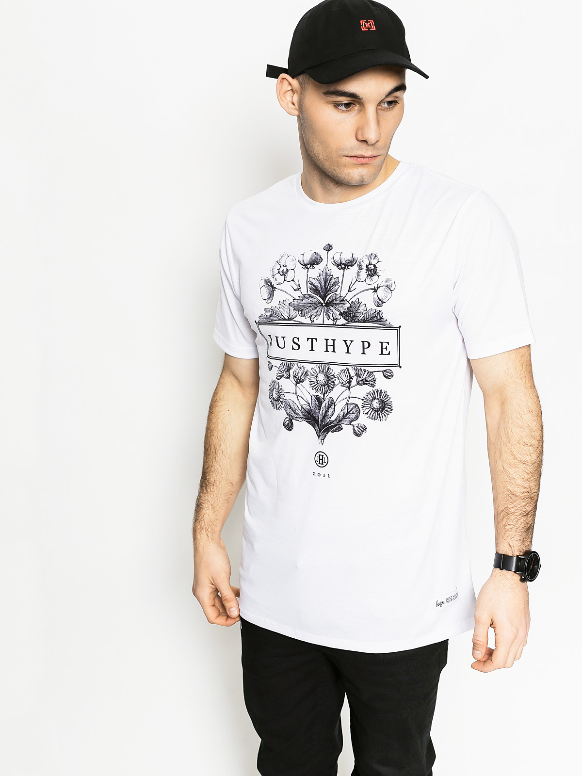 Hype T-shirt Engraved (white)