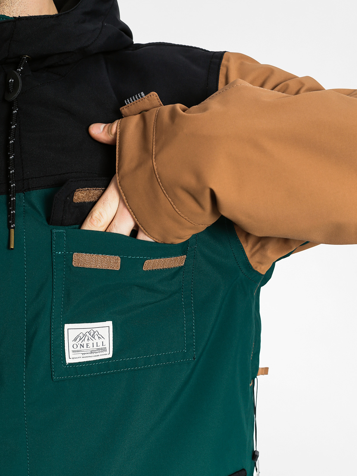 Mens O'Neill Snowboard jacket Bearded (botanical green)