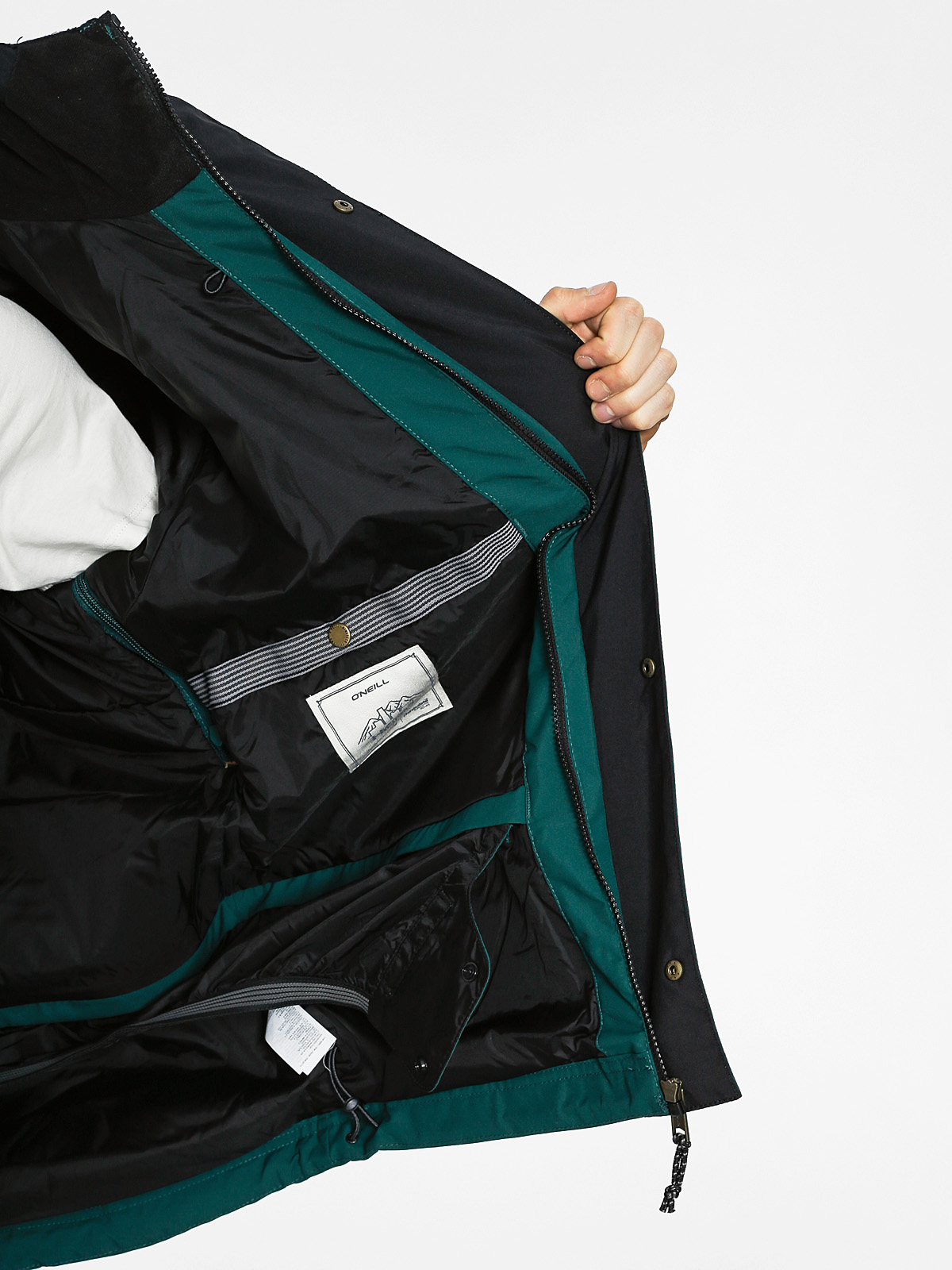 Mens O'Neill Snowboard jacket Bearded (botanical green)