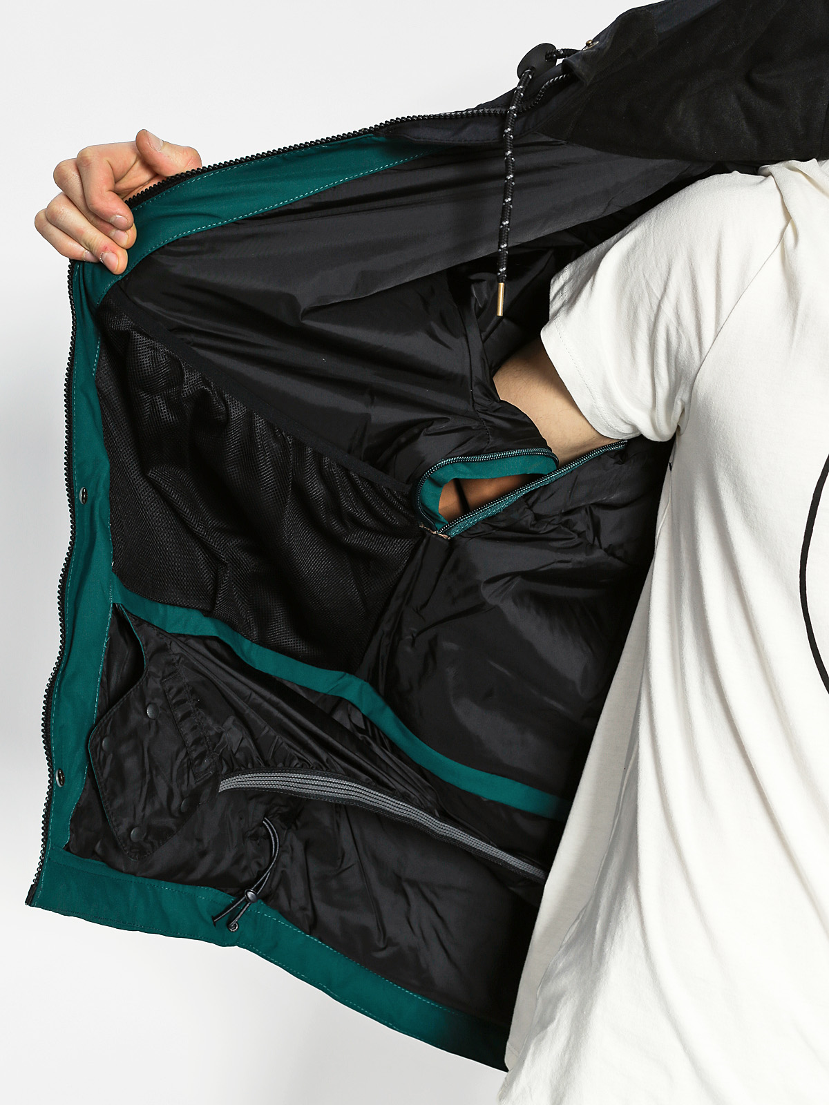 Mens O'Neill Snowboard jacket Bearded (botanical green)