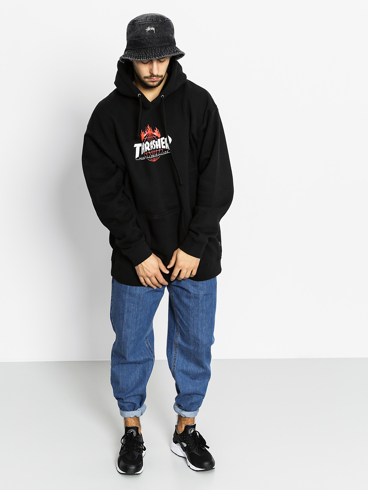 Huf x thrasher on sale tour de stoops hoodie