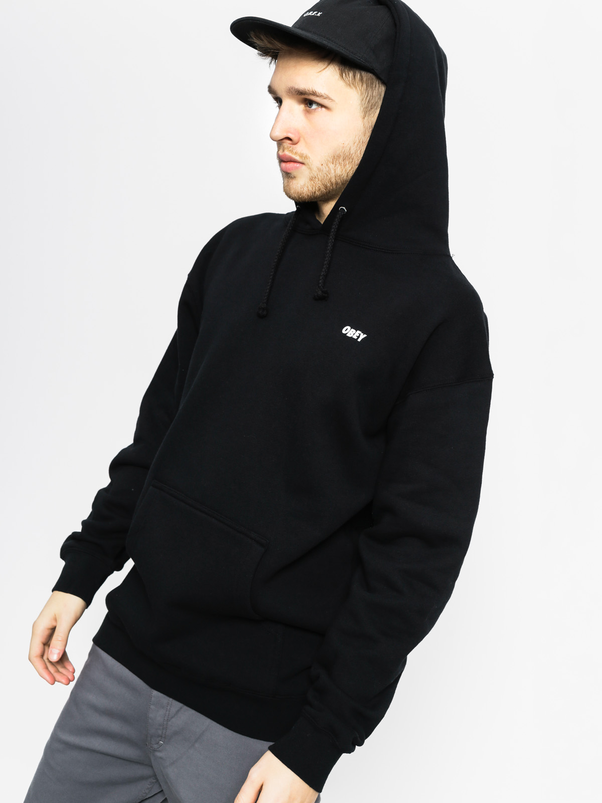 OBEY Hoodie The Creeper HD (black)