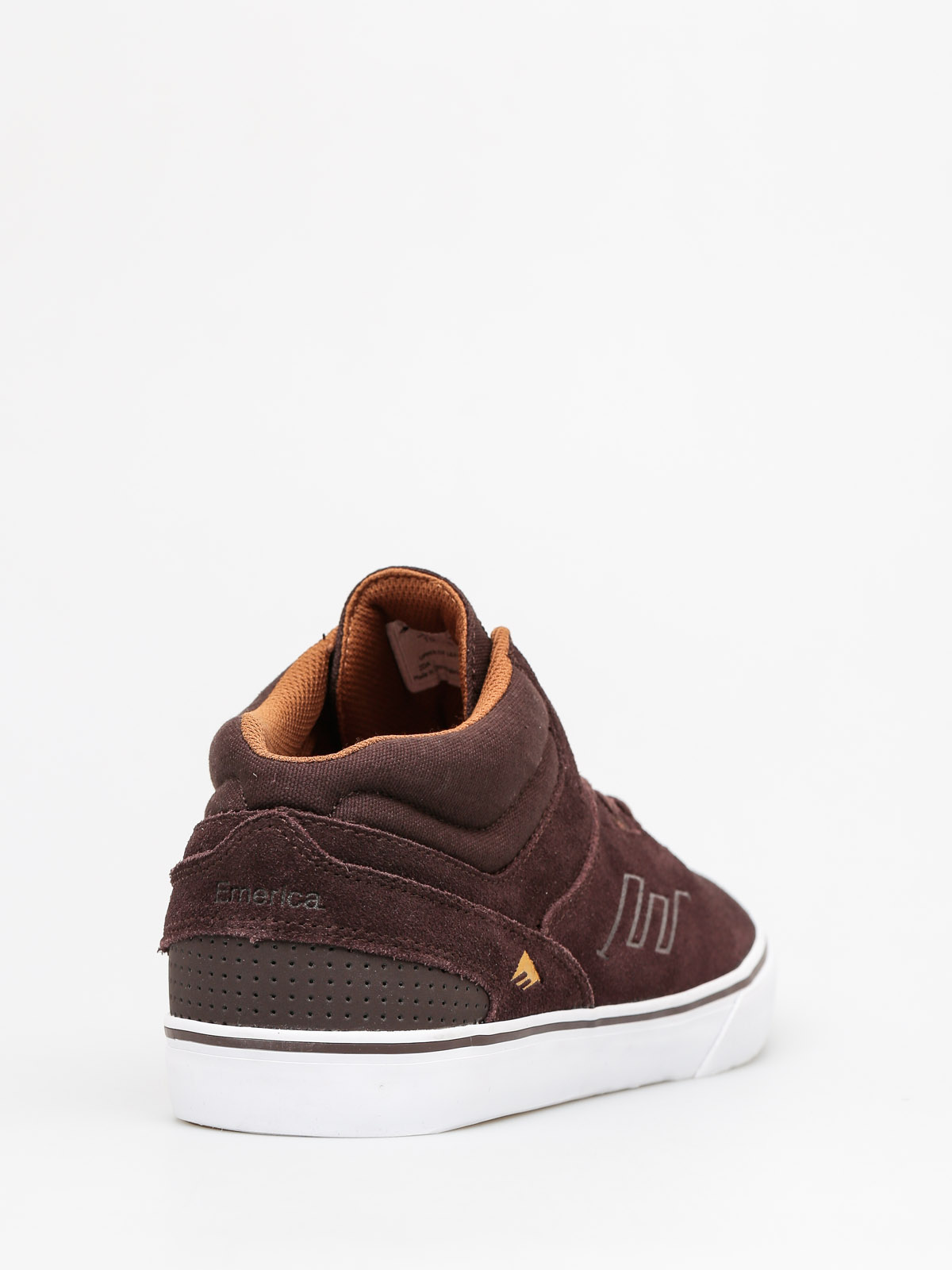 NEW Emerica Westgate Mid Vulc Skateboarding Shoe Brown Suede Size US 11 $90 [jb] Brown Emerica Westgate Mid Vulc Emerica Shoes Westgate Mid  main image 3