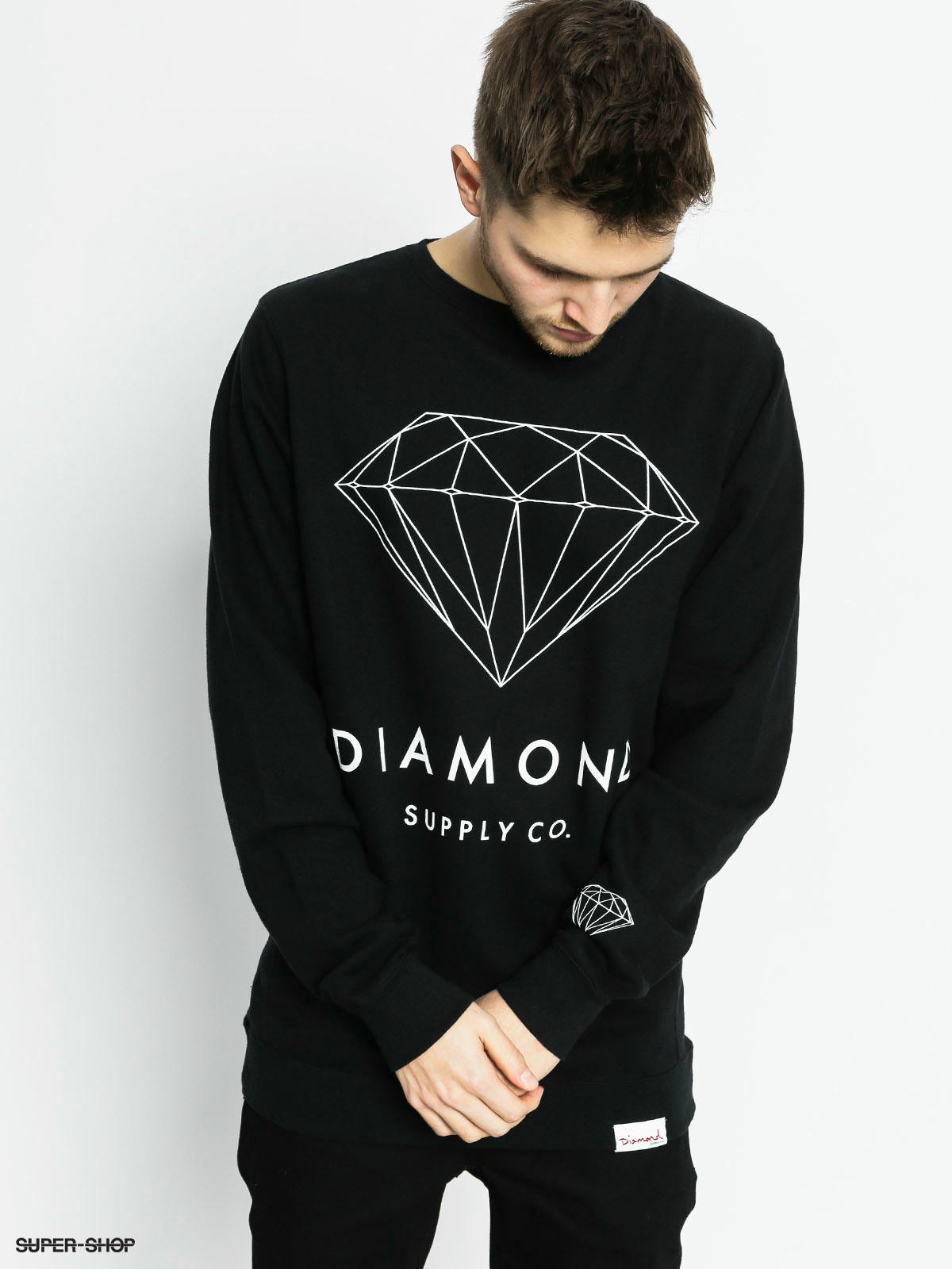 Diamond black hot sale sweatshirt