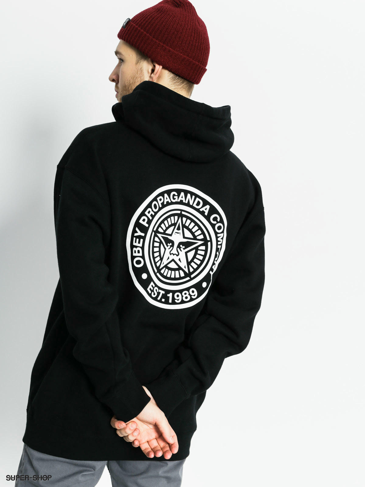 OBEY Hoodie Obey Propaganda Company HD black