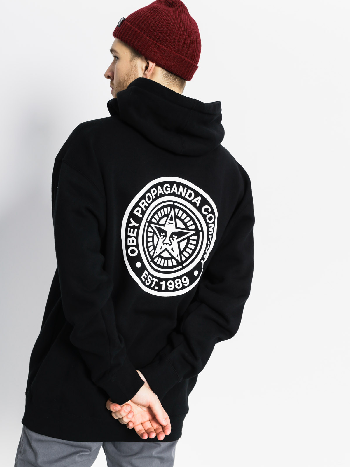 OBEY Hoody Obey Propaganda Company HD (black)