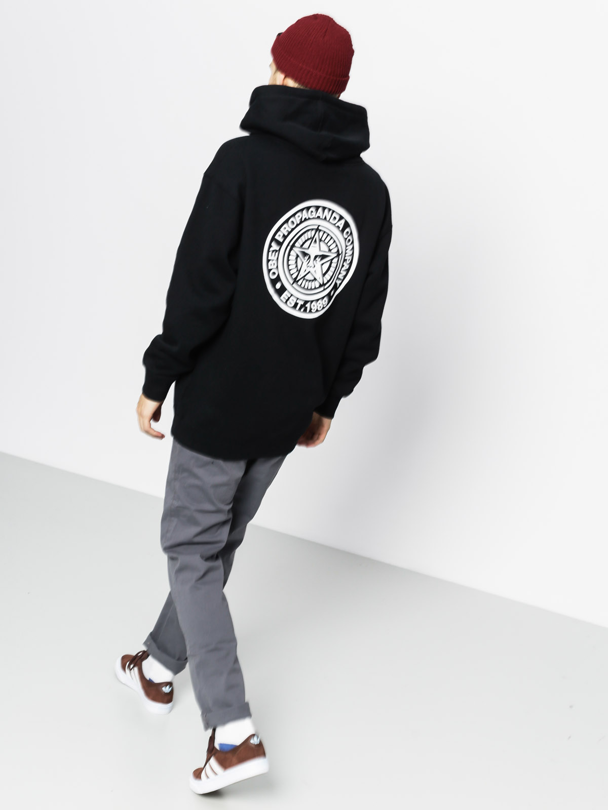 OBEY Hoody Obey Propaganda Company HD (black)