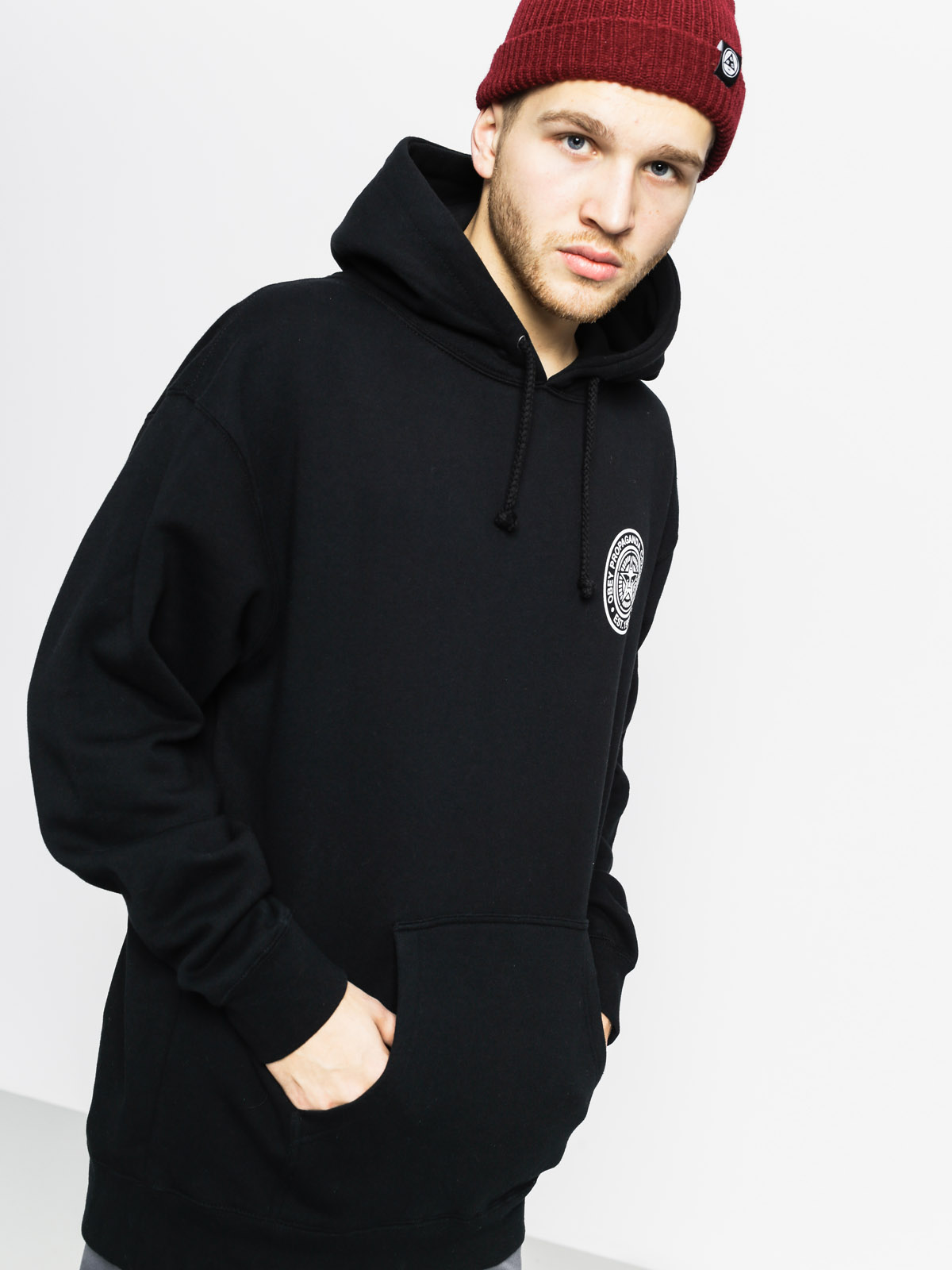 OBEY Hoody Obey Propaganda Company HD (black)