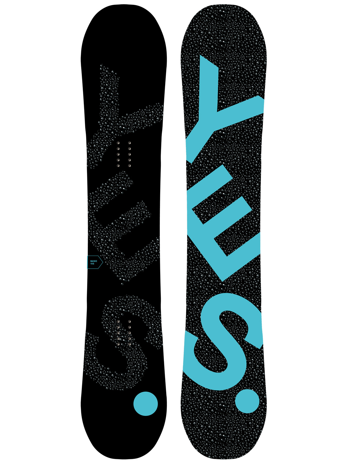 Yes Snowboard Basic - black (navy turquoise/black)