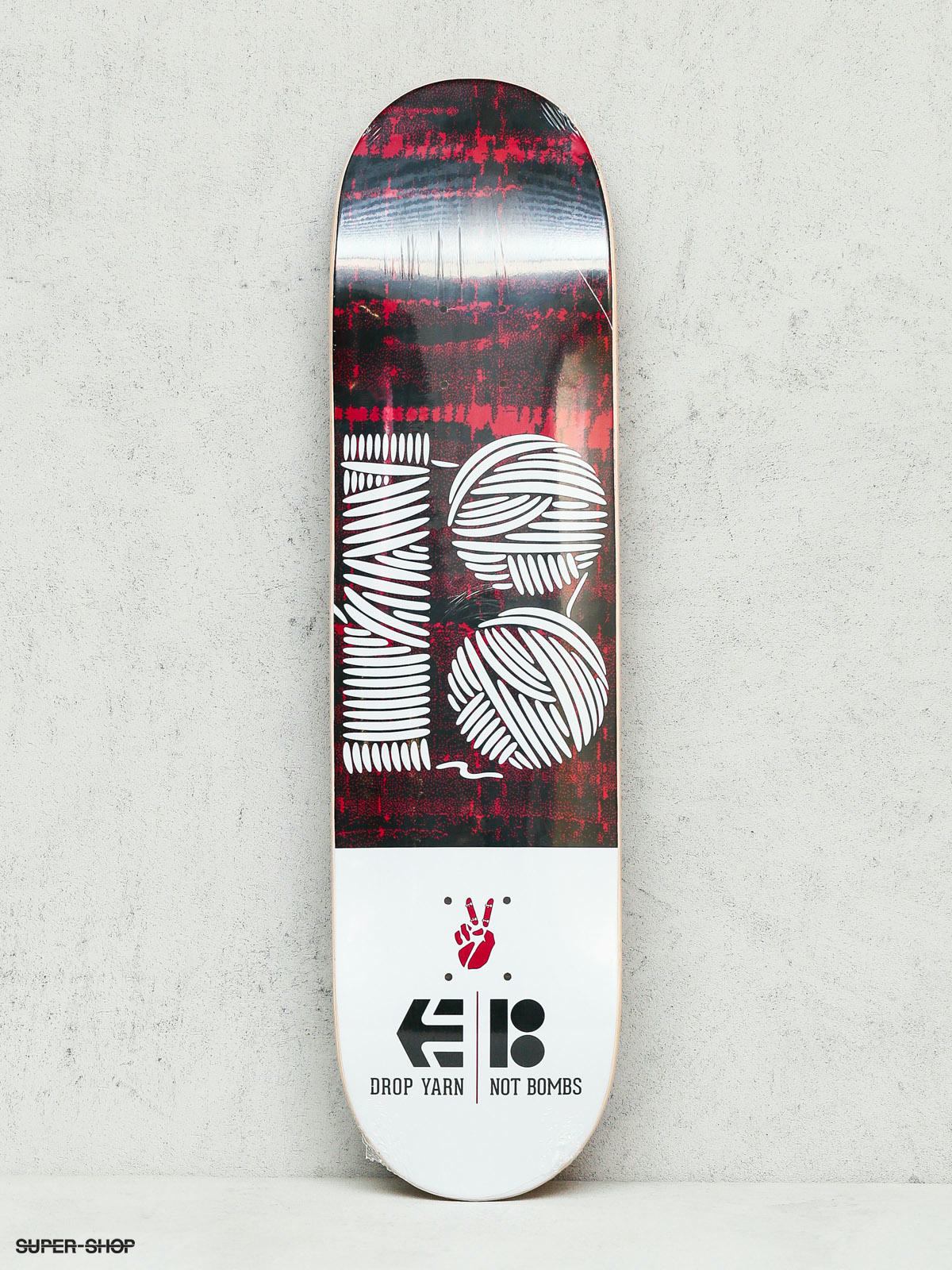 Etnies Deck Plan B Skateboard (red/white)