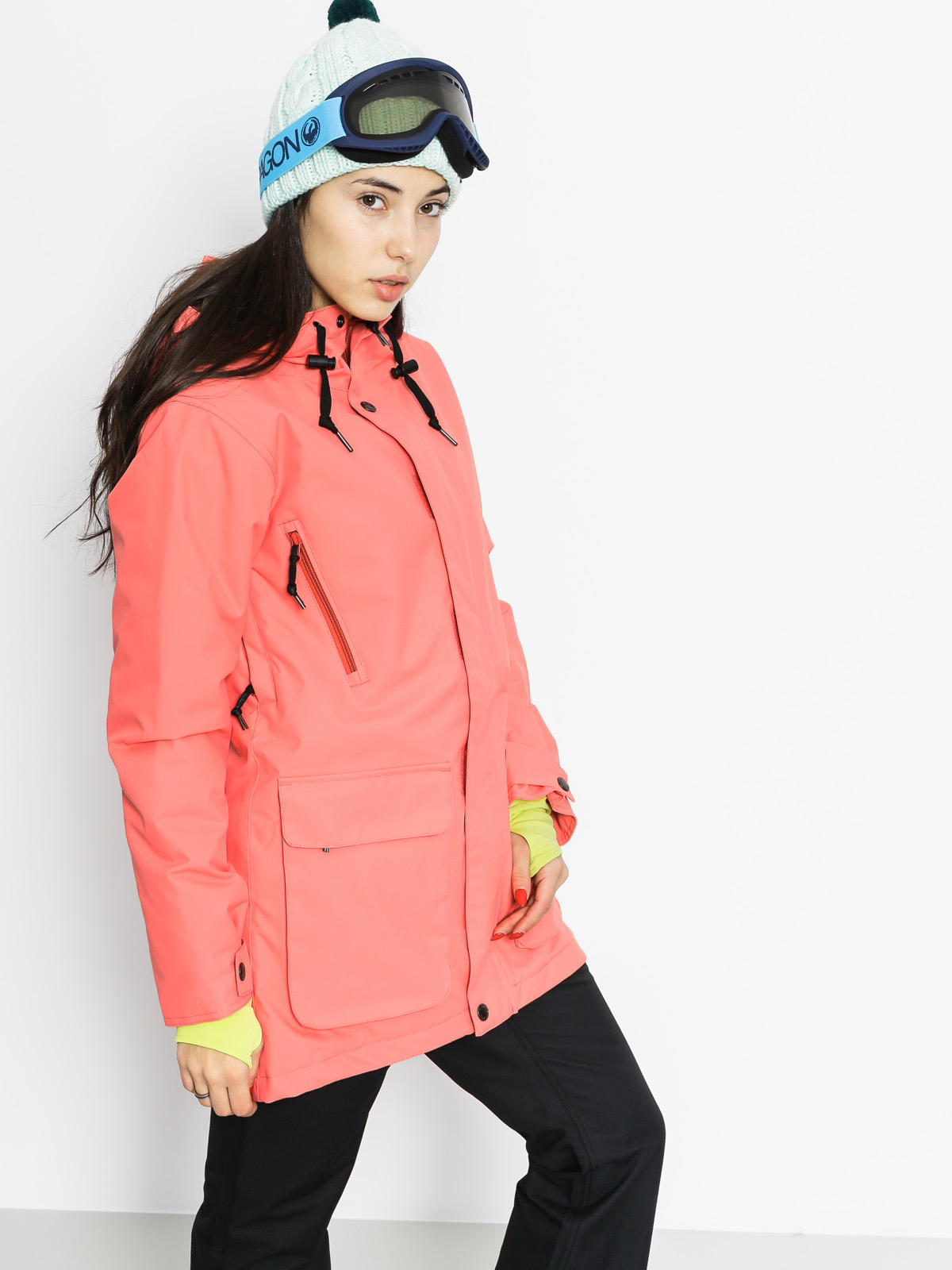 Airblaster Snowboard jacket Nicoltte Wmn pink (coral) - Main Image