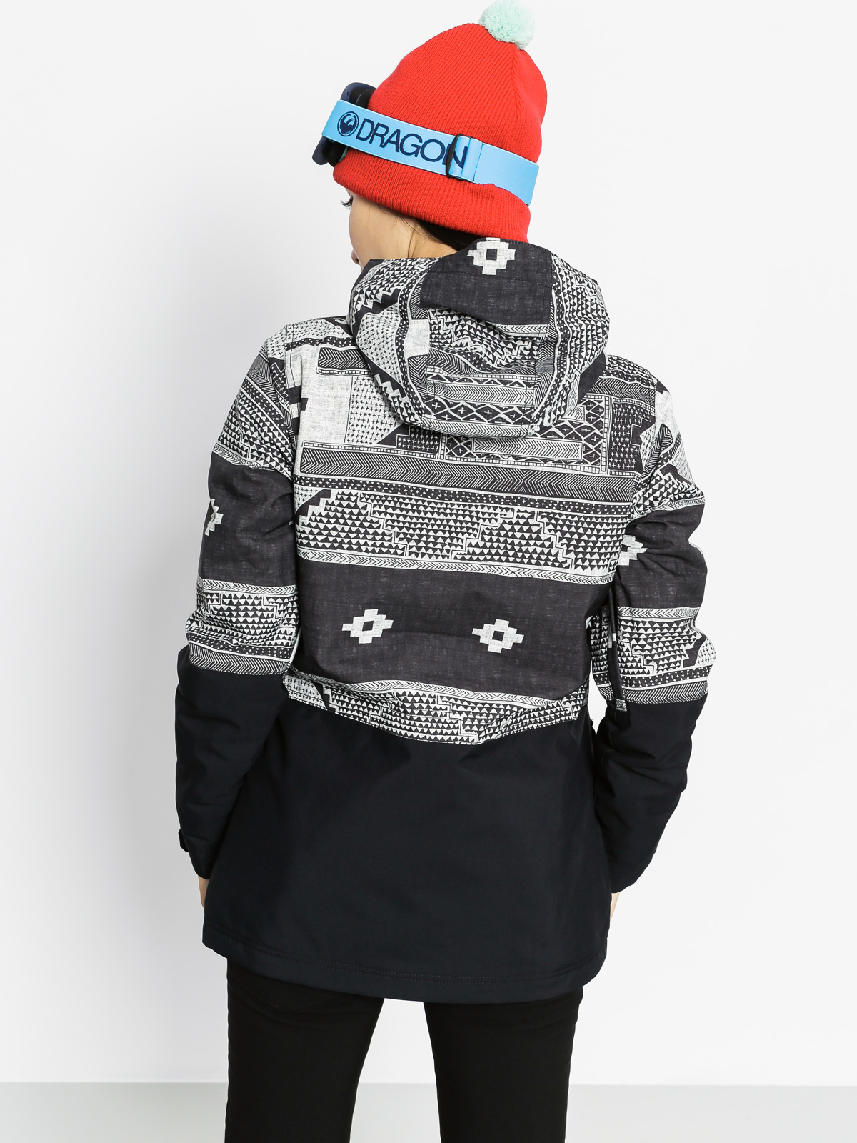 Womens O'Neill Snowboard jacket Cluster (black aop)