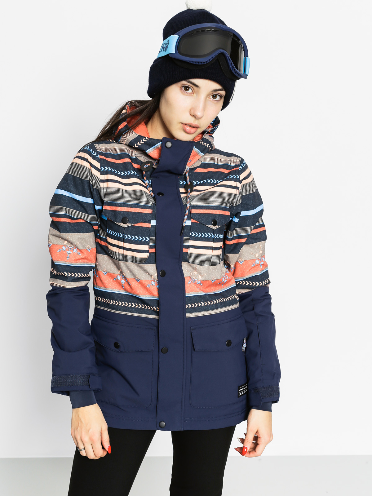 Womens O'Neill Snowboard jacket Cluster (fungi beige)