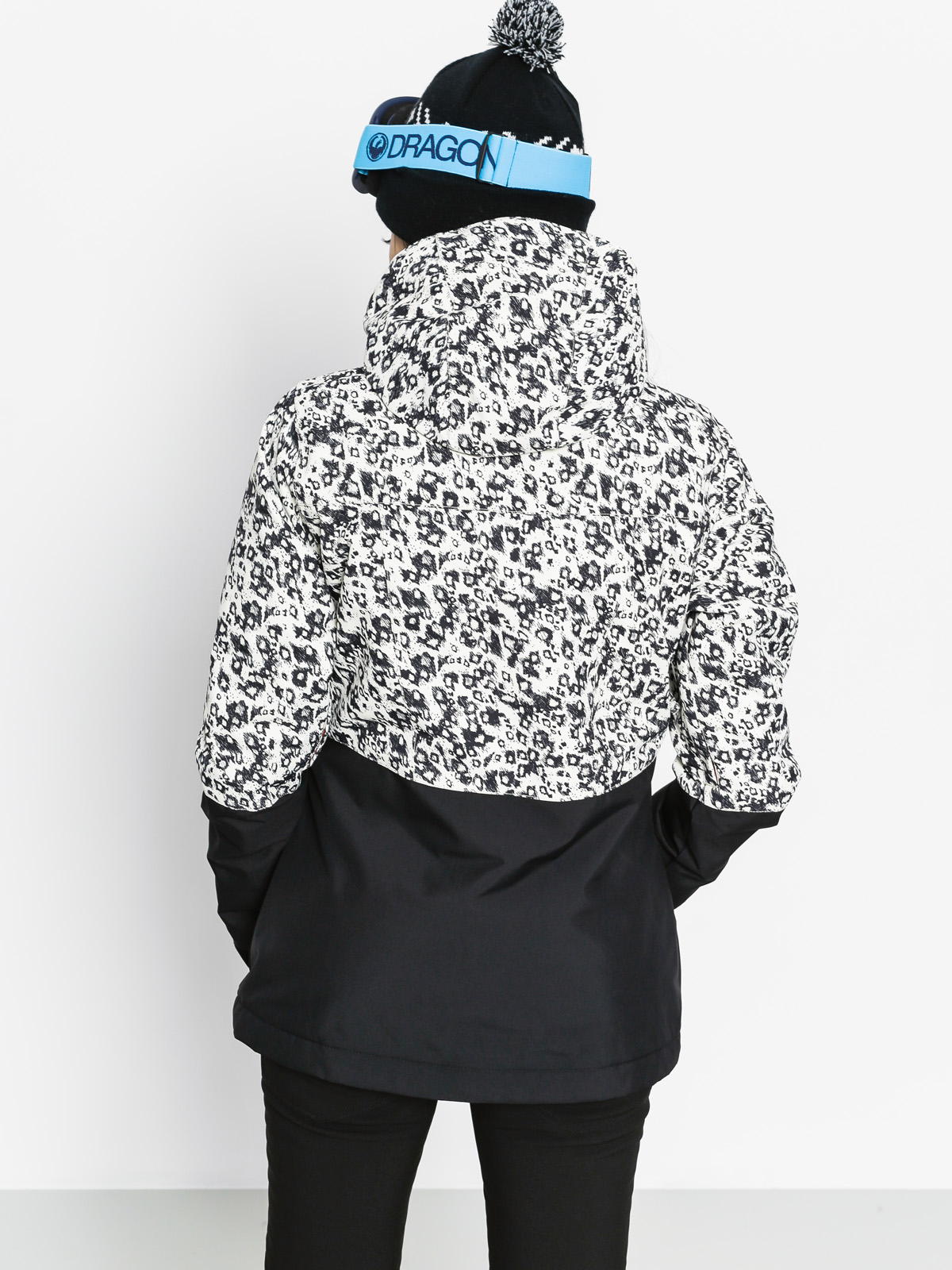 Damen O'Neill Snowboardjacke Single (white aop w/grey)