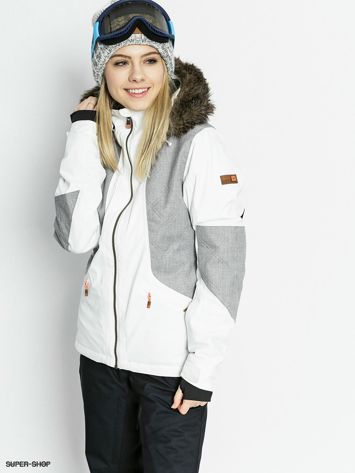 Roxy atmosphere ski store jacket in white